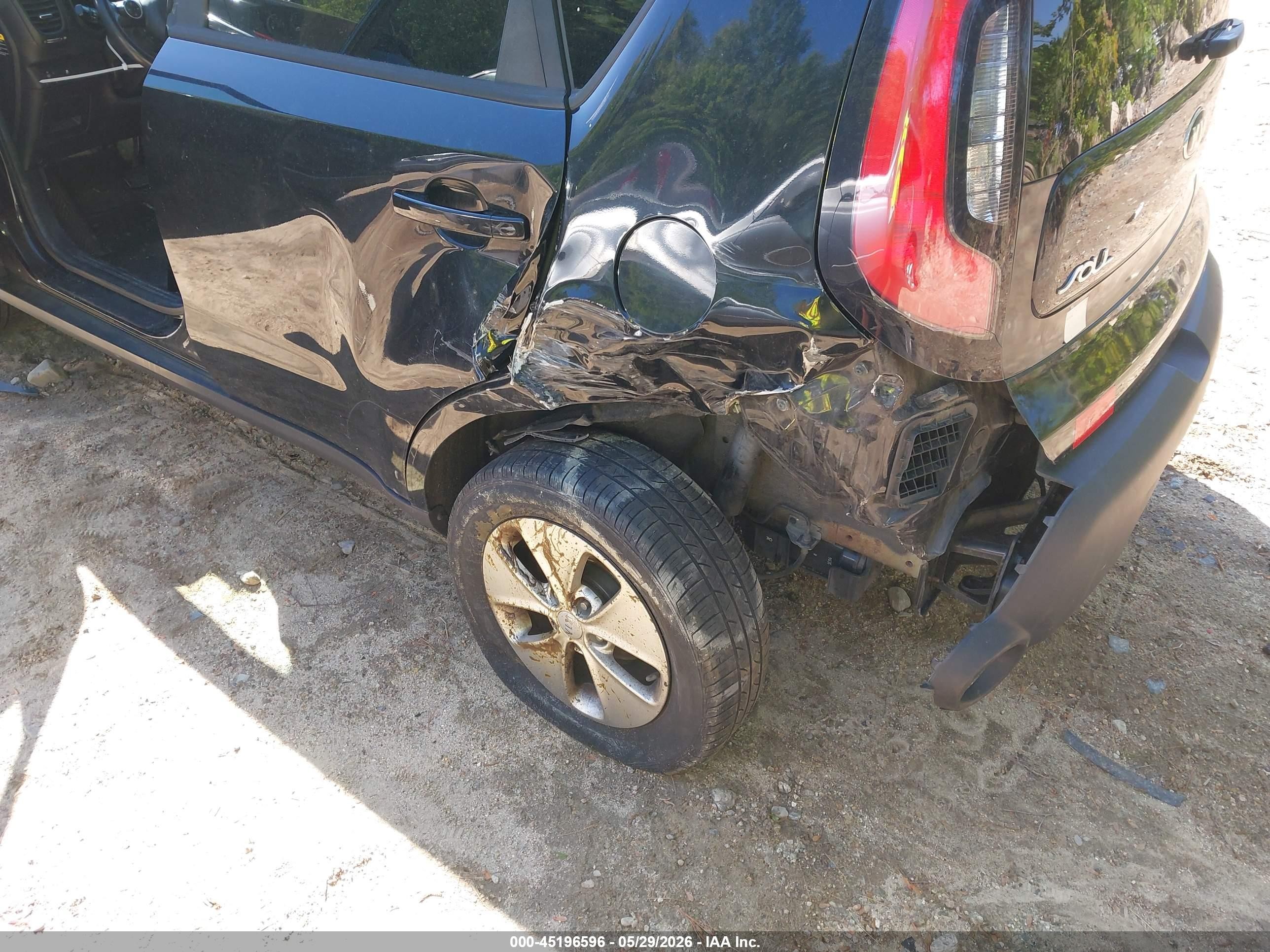 2014 Kia Soul   Черный vin: KNDJN2A23E7109231