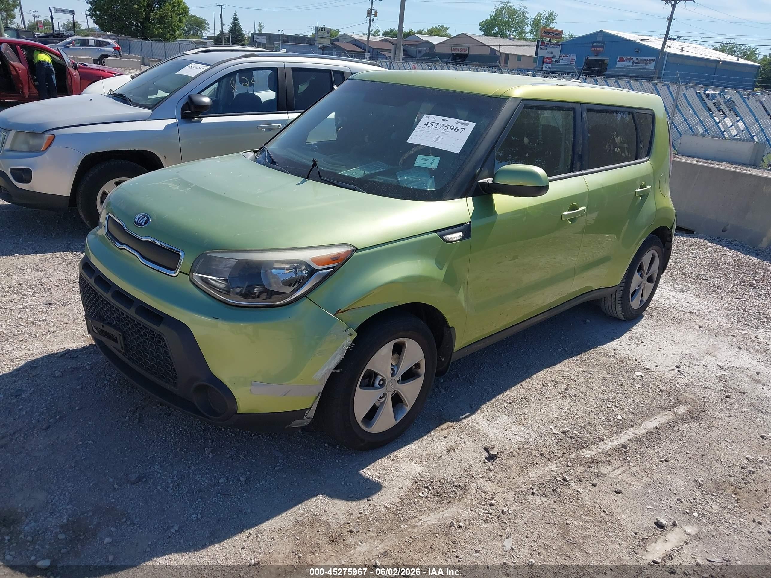 2014 Kia Soul   Green vin: KNDJN2A23E7709358
