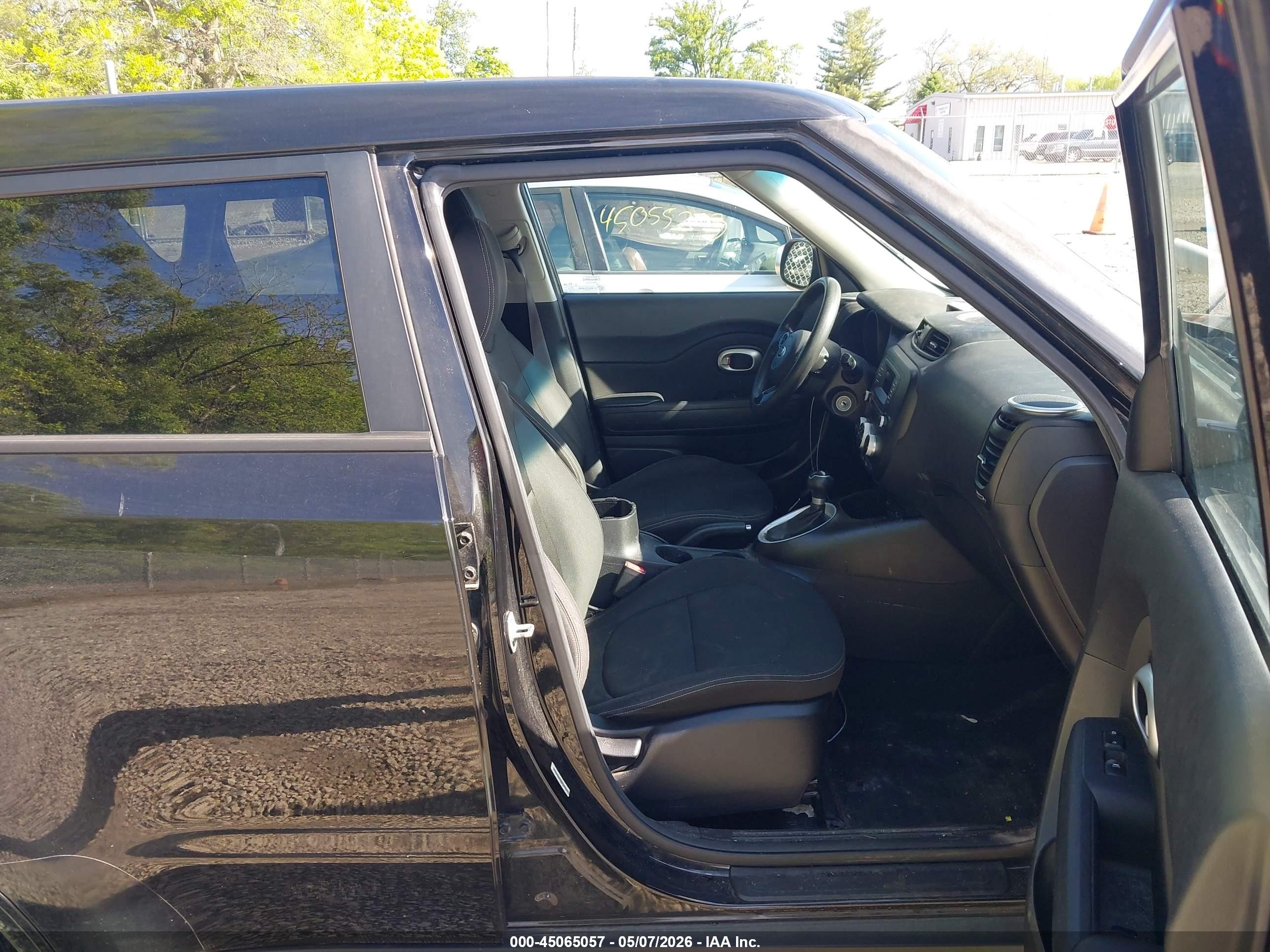 2014 Kia Soul   Черный vin: KNDJN2A23E7723633