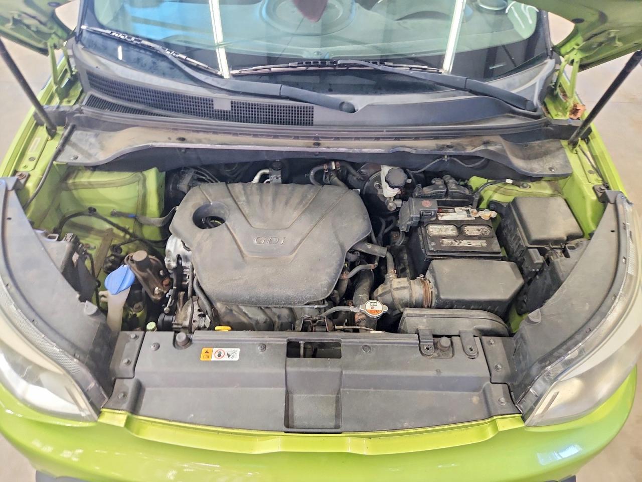 2014 Kia Soul Base Green vin: KNDJN2A23E7733918