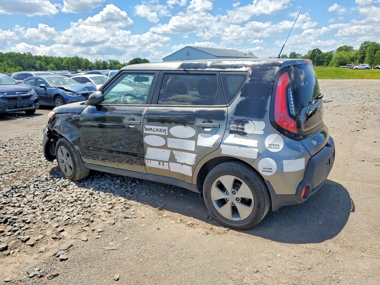 2015 Kia Soul Base Gray vin: KNDJN2A23F7129030