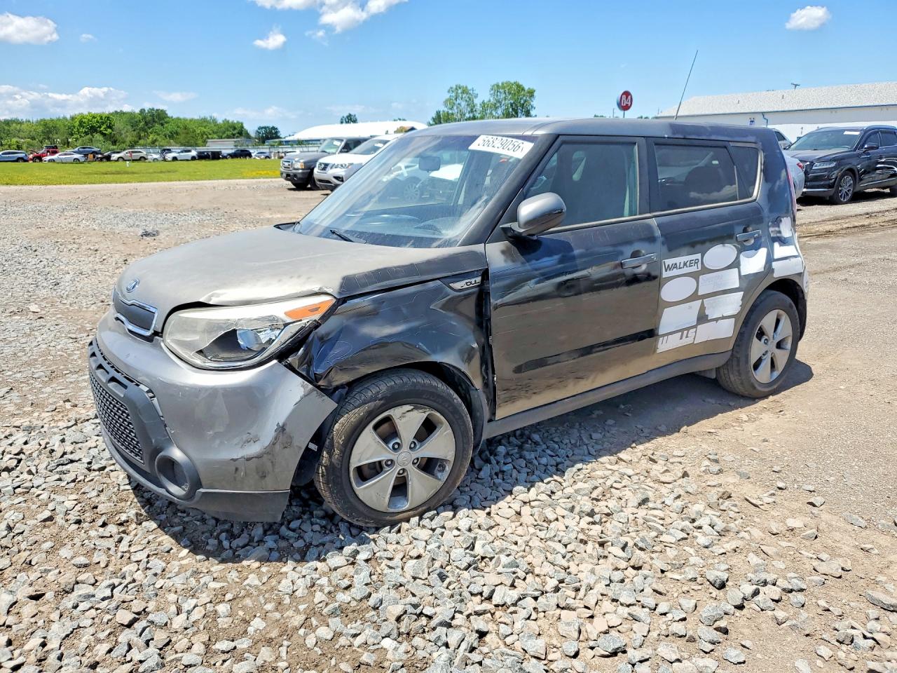 2015 Kia Soul Base Gray vin: KNDJN2A23F7129030