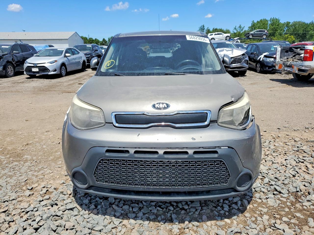 2015 Kia Soul Base Gray vin: KNDJN2A23F7129030