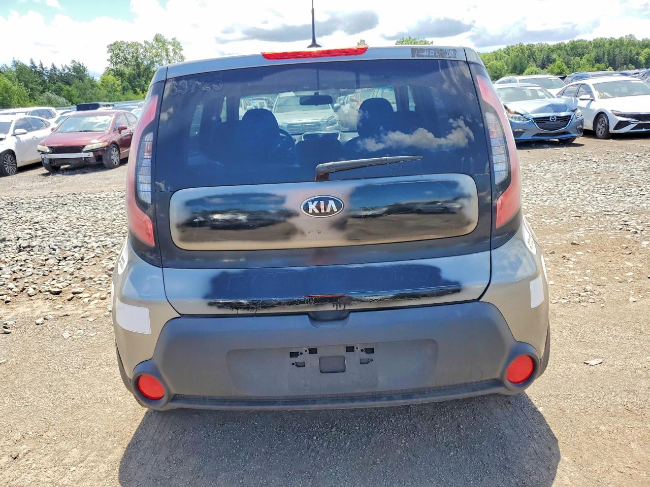 2015 Kia Soul Base Gray vin: KNDJN2A23F7129030
