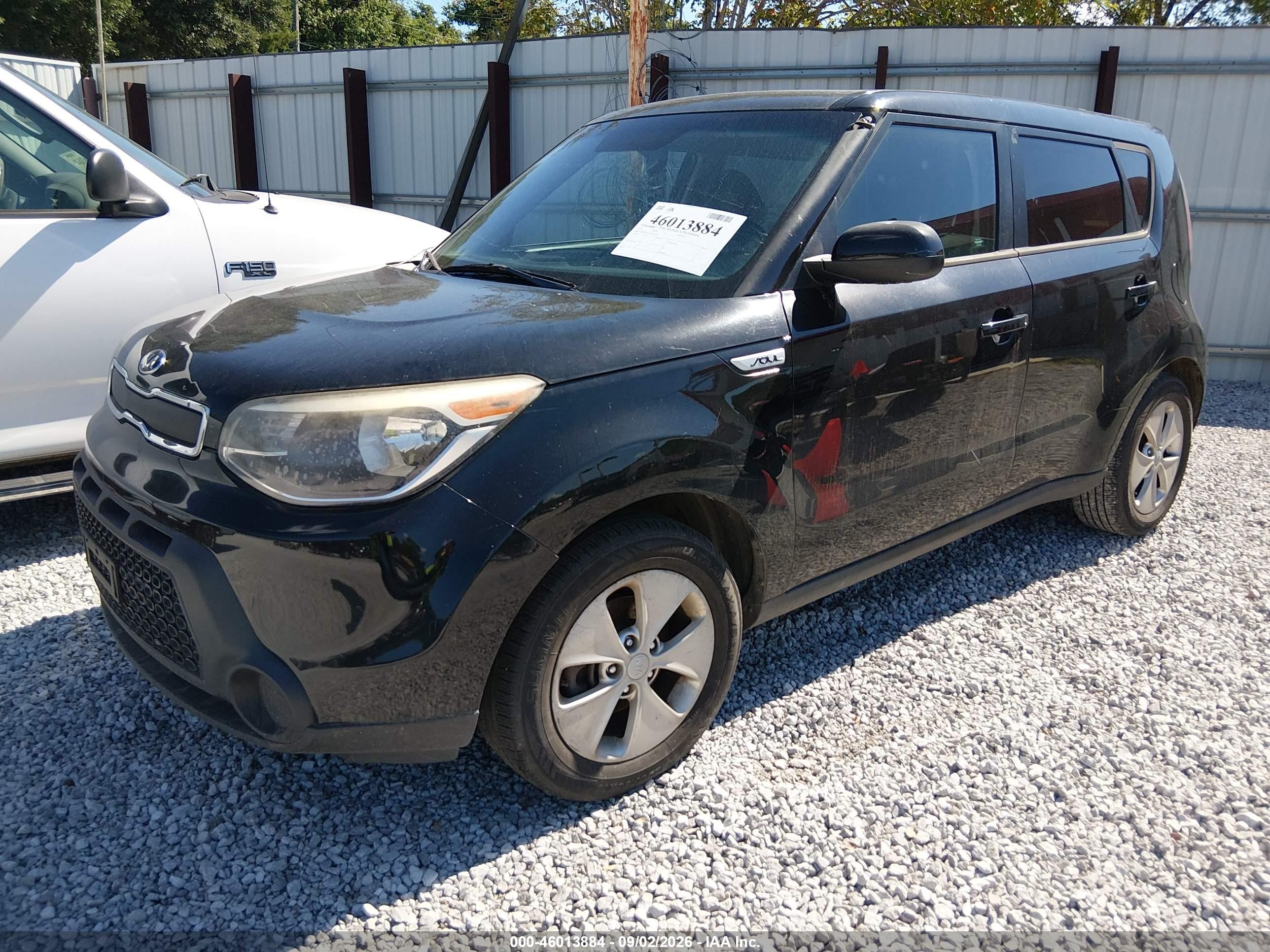 2015 Kia Soul   Черный vin: KNDJN2A23F7129190