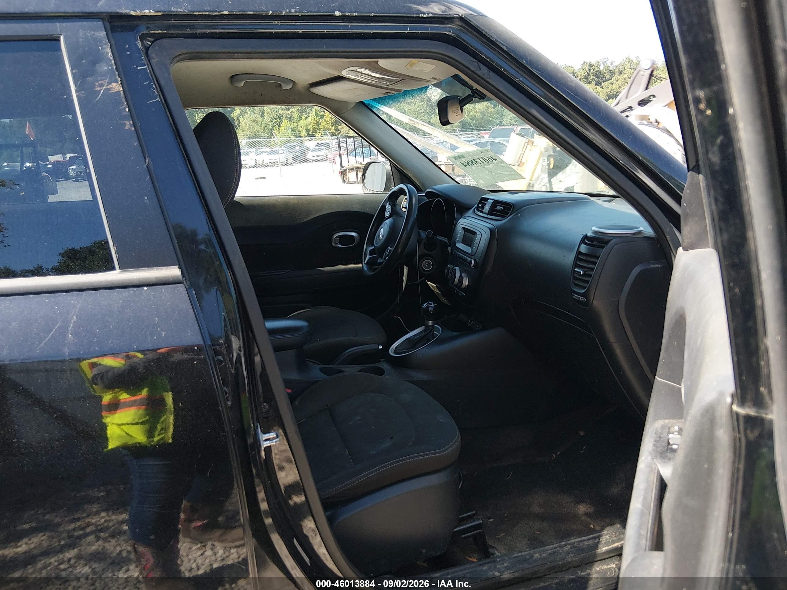 2015 Kia Soul   Черный vin: KNDJN2A23F7129190