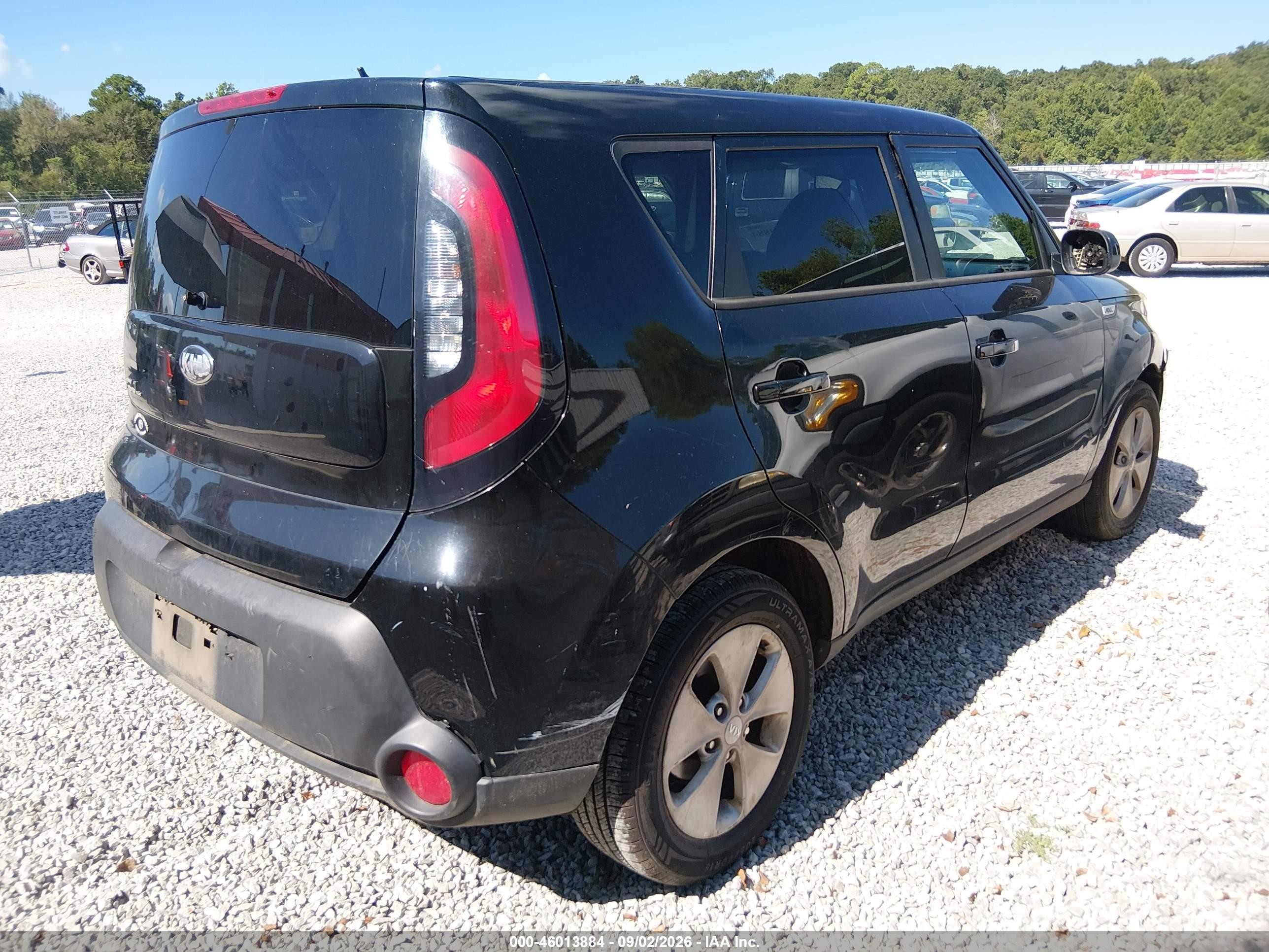 2015 Kia Soul   Черный vin: KNDJN2A23F7129190