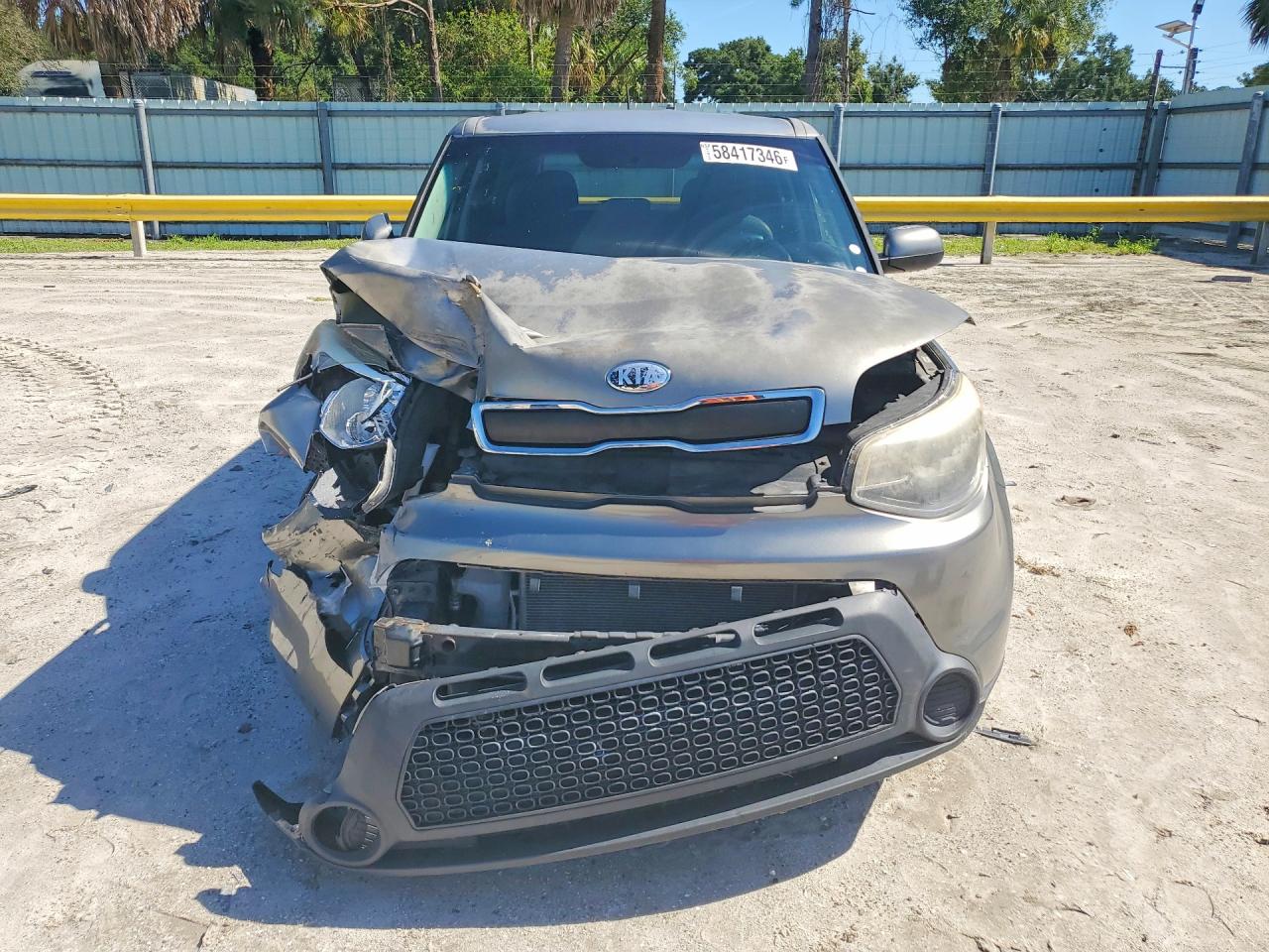 2015 Kia Soul Base Gray vin: KNDJN2A23F7130744