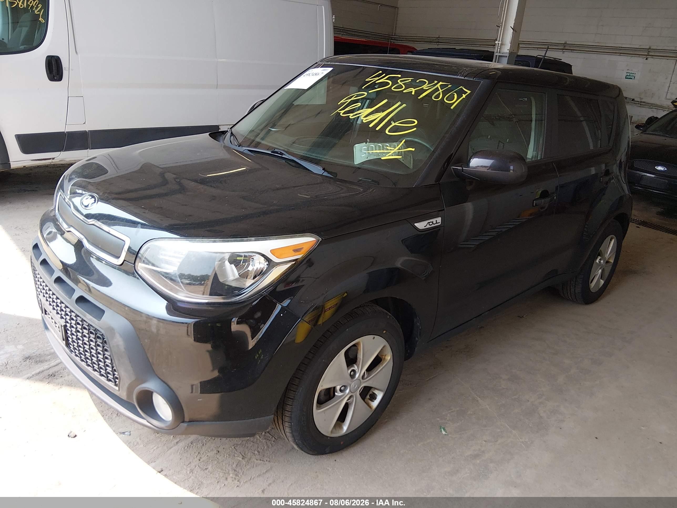 2015 Kia Soul   Black vin: KNDJN2A23F7167843