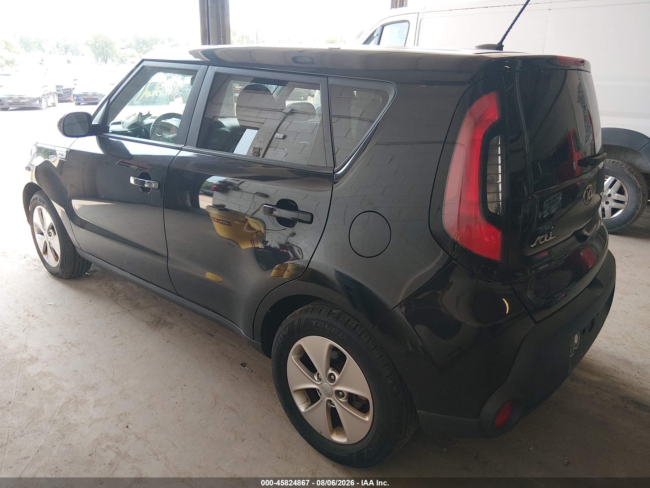 2015 Kia Soul   Black vin: KNDJN2A23F7167843