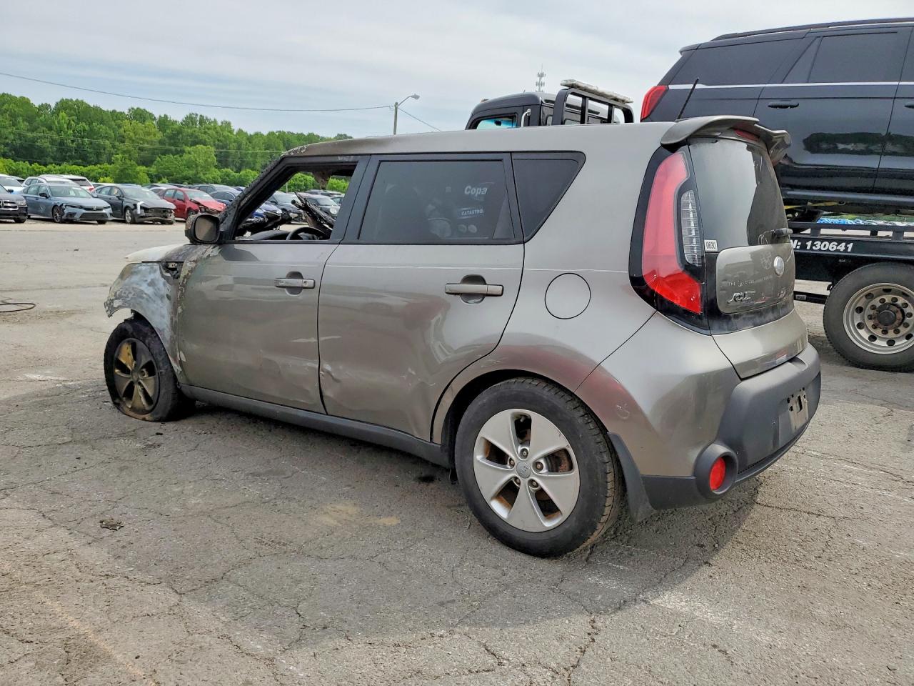 2015 Kia Soul Base Gray vin: KNDJN2A23F7173545