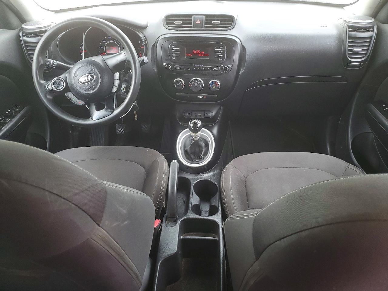 2015 Kia Soul Base Gray vin: KNDJN2A23F7175814