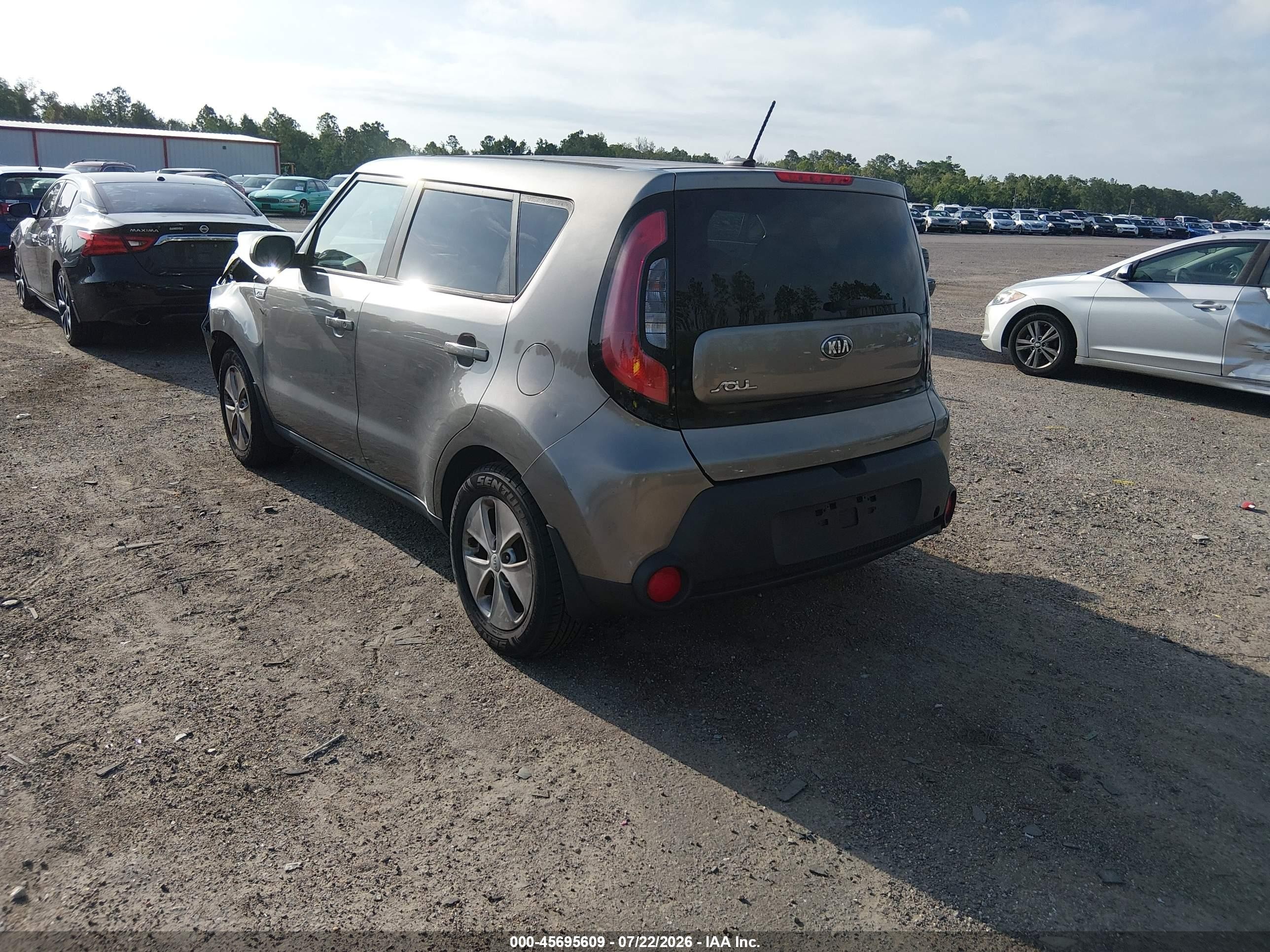 2015 Kia Soul   Gray vin: KNDJN2A23F7181063