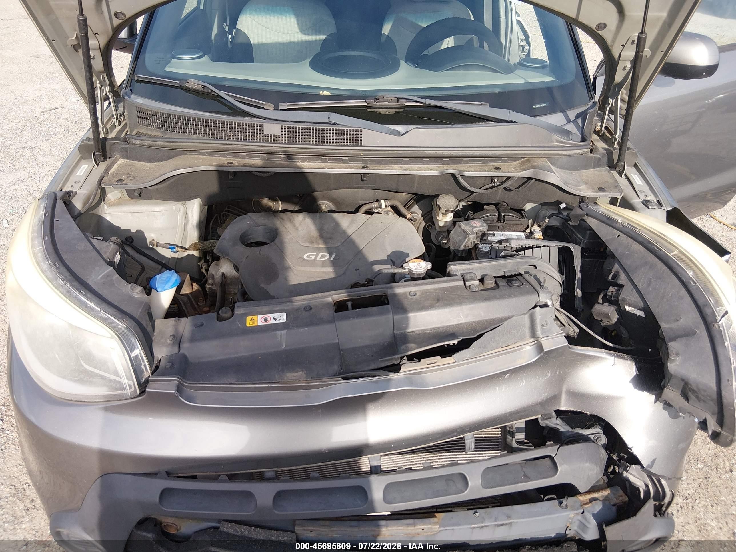 2015 Kia Soul   Gray vin: KNDJN2A23F7181063