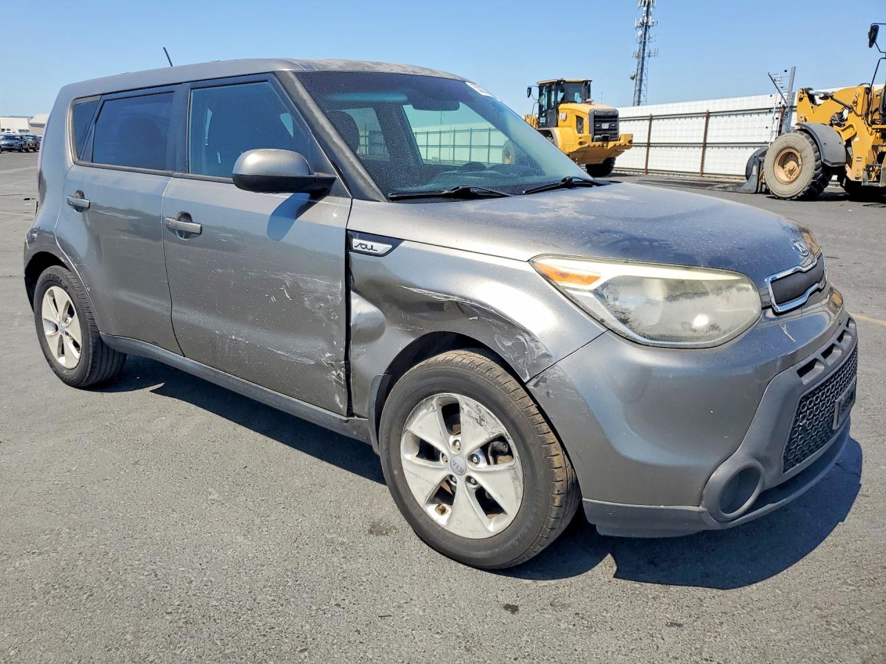 2015 Kia Soul Base Gray vin: KNDJN2A23F7210268