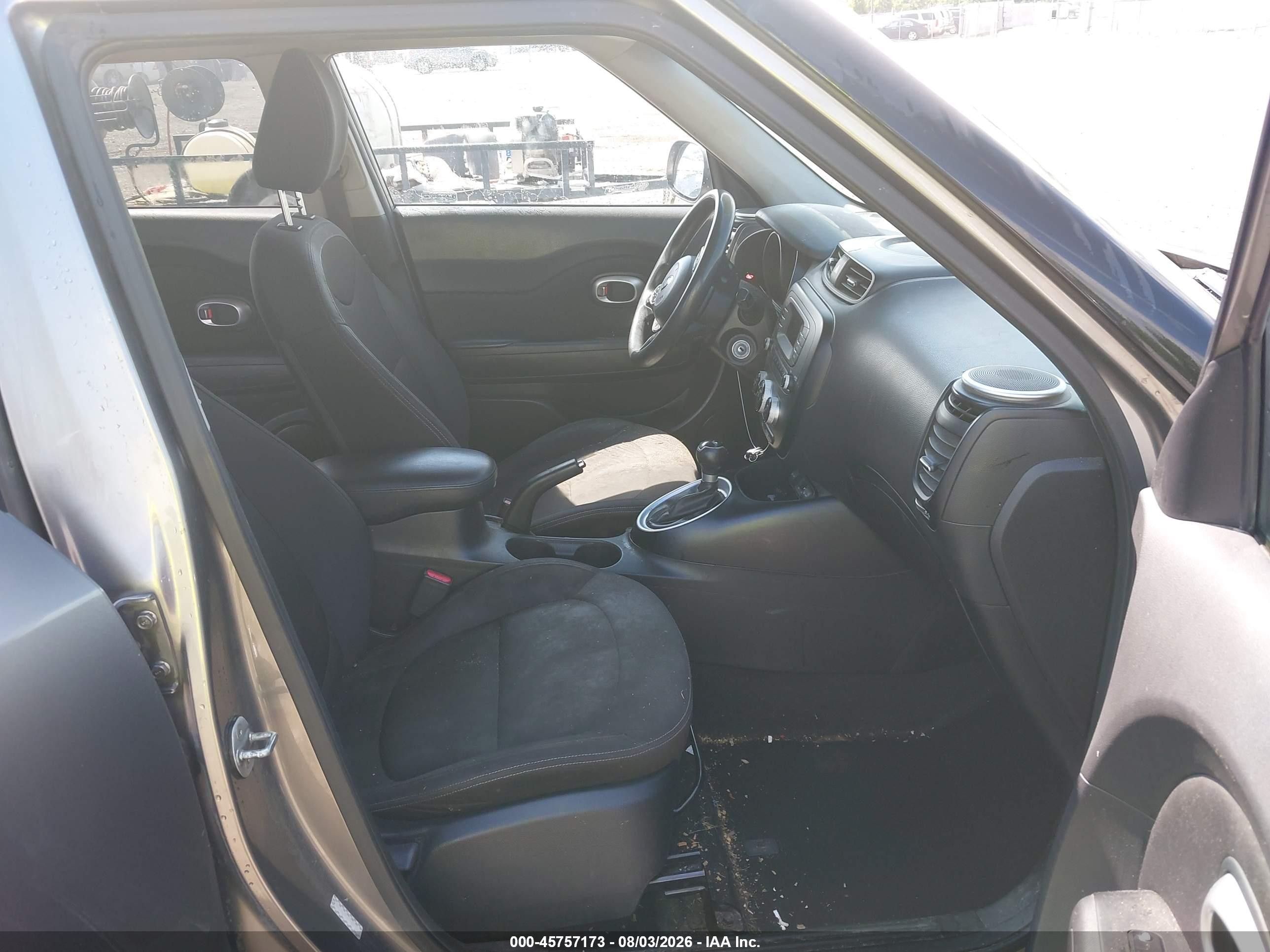 2015 Kia Soul   Gray vin: KNDJN2A23F7224851