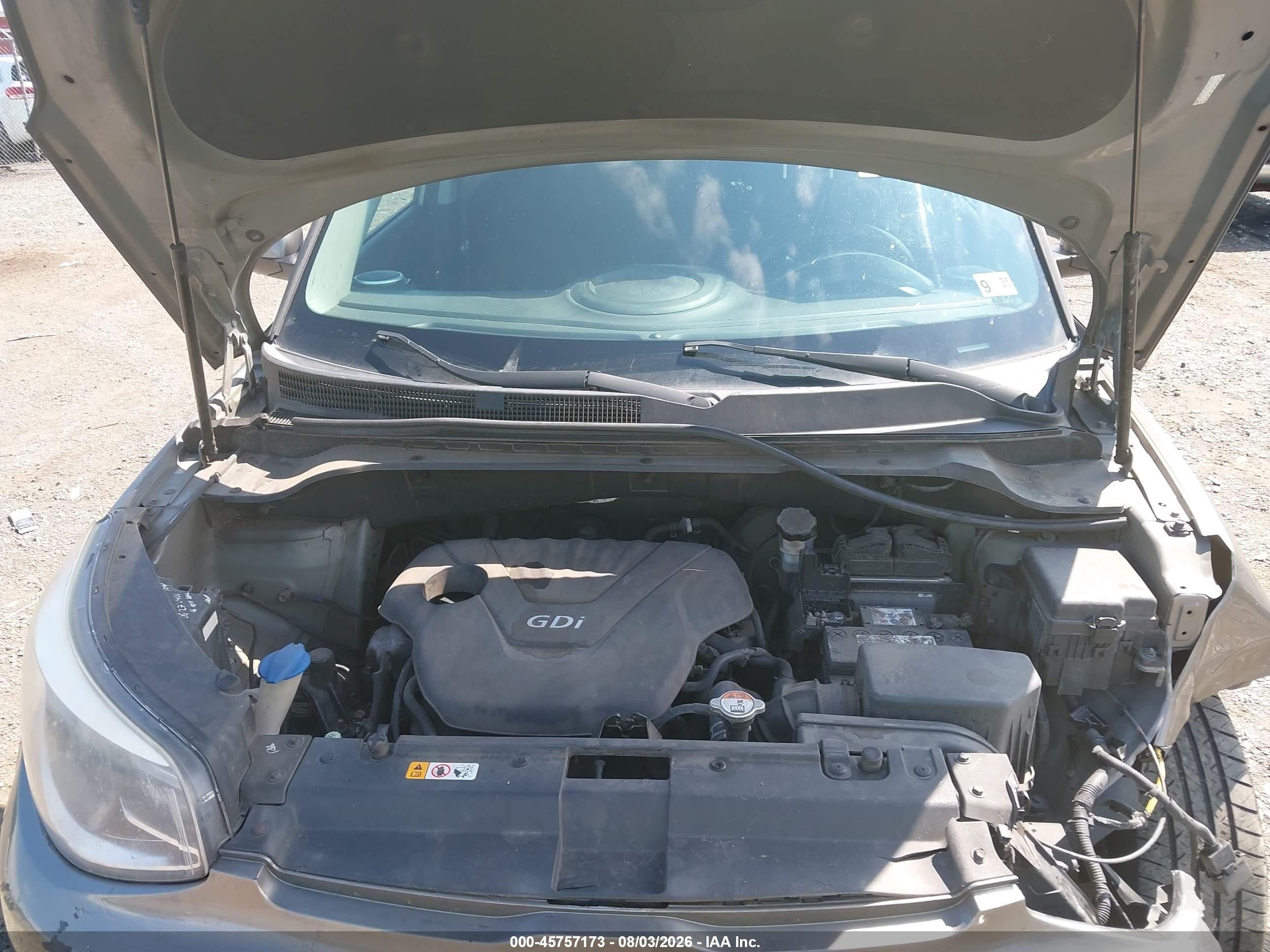 2015 Kia Soul   Gray vin: KNDJN2A23F7224851