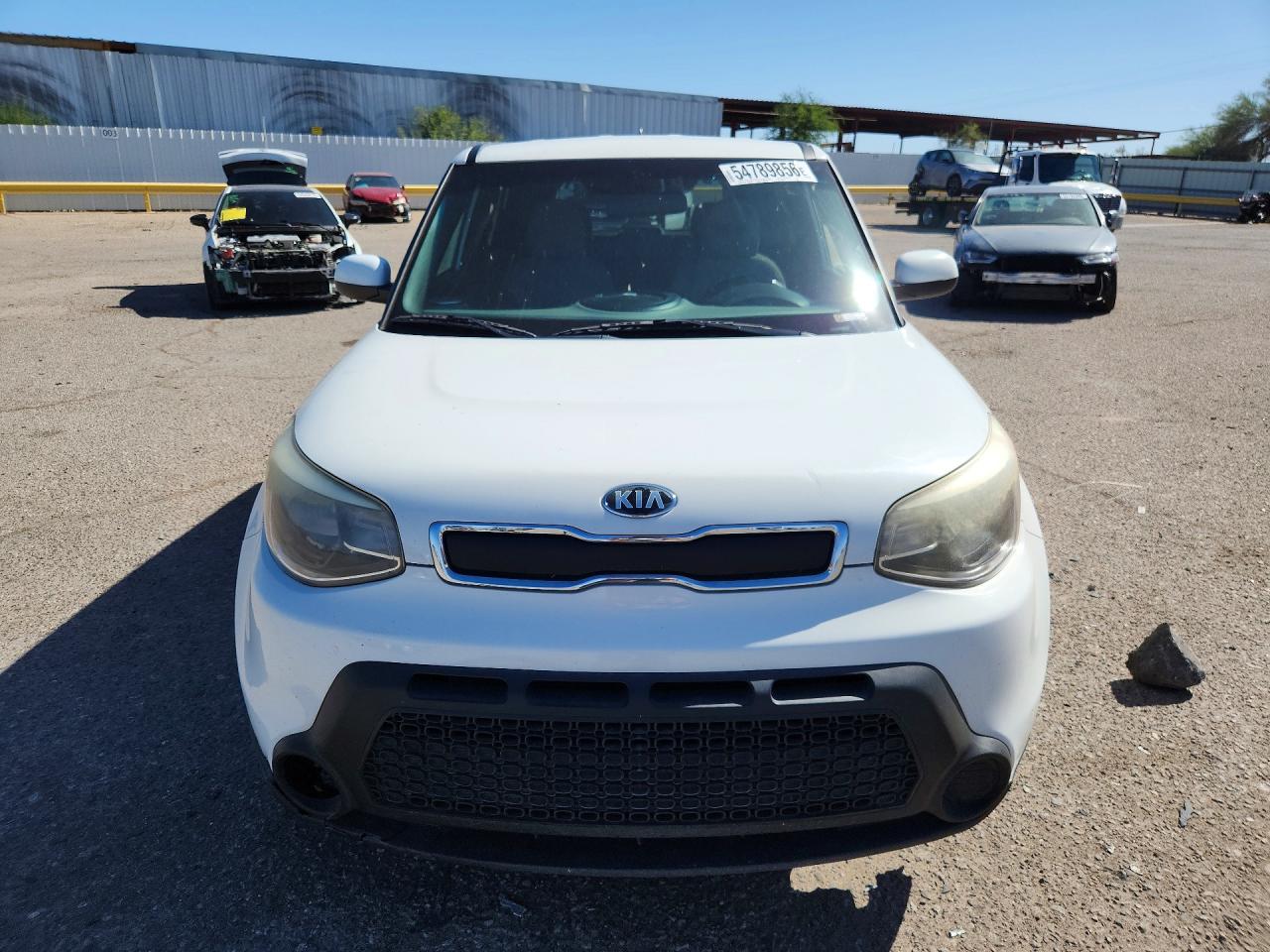 2015 Kia Soul Base White vin: KNDJN2A23F7231489