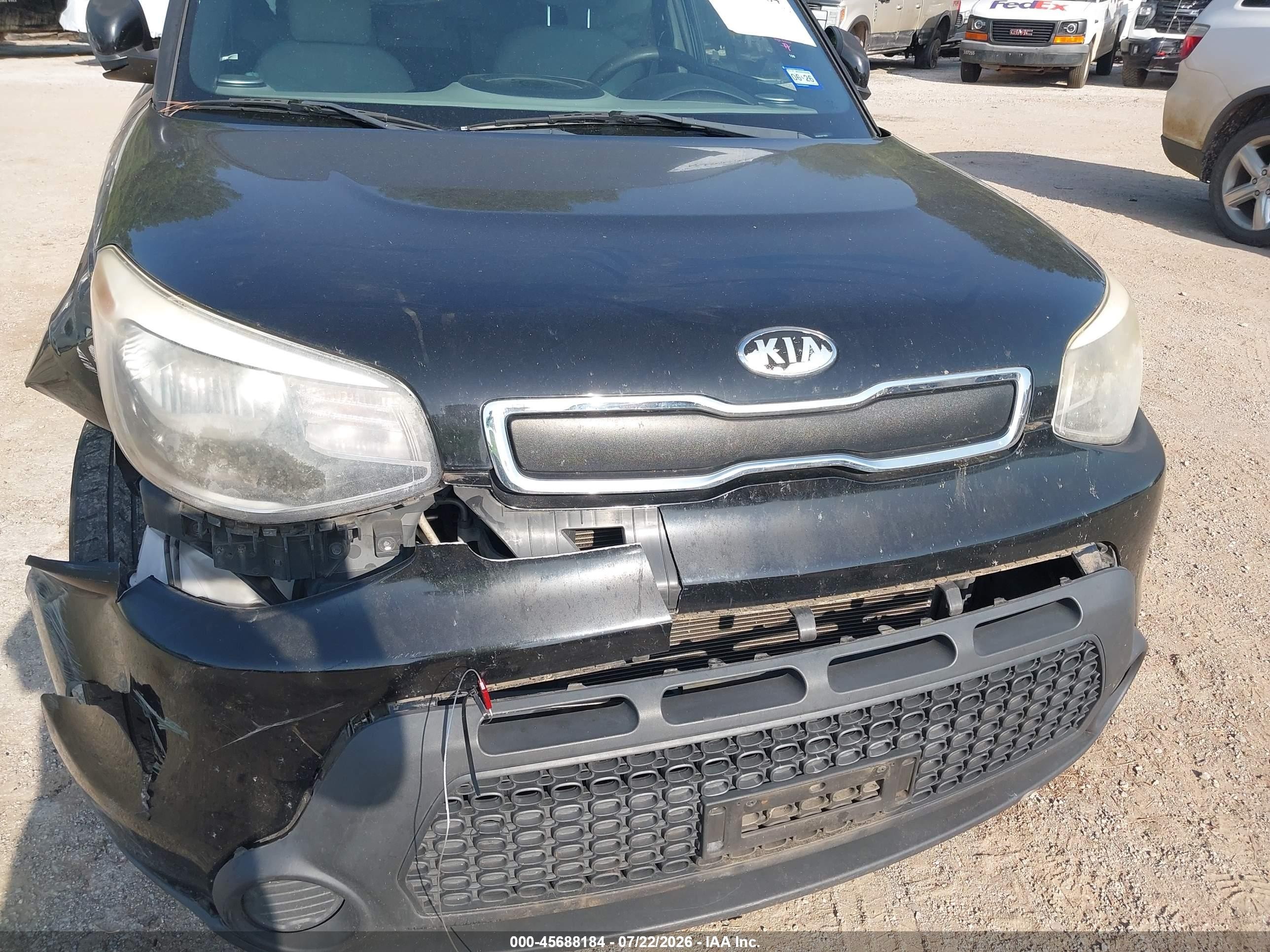 2015 Kia Soul   Black vin: KNDJN2A23F7768010