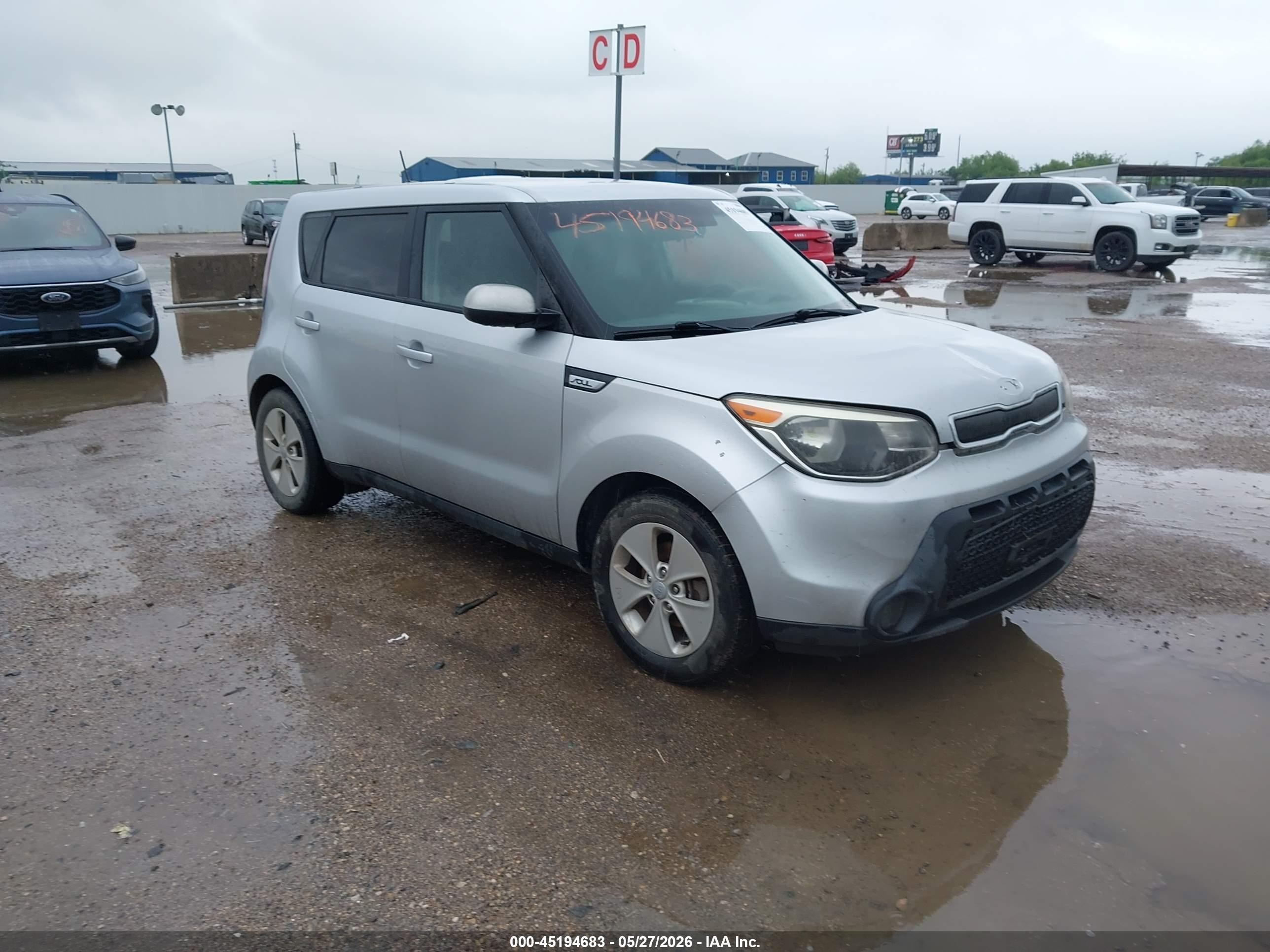 2015 Kia Soul   Silver vin: KNDJN2A23F7786801
