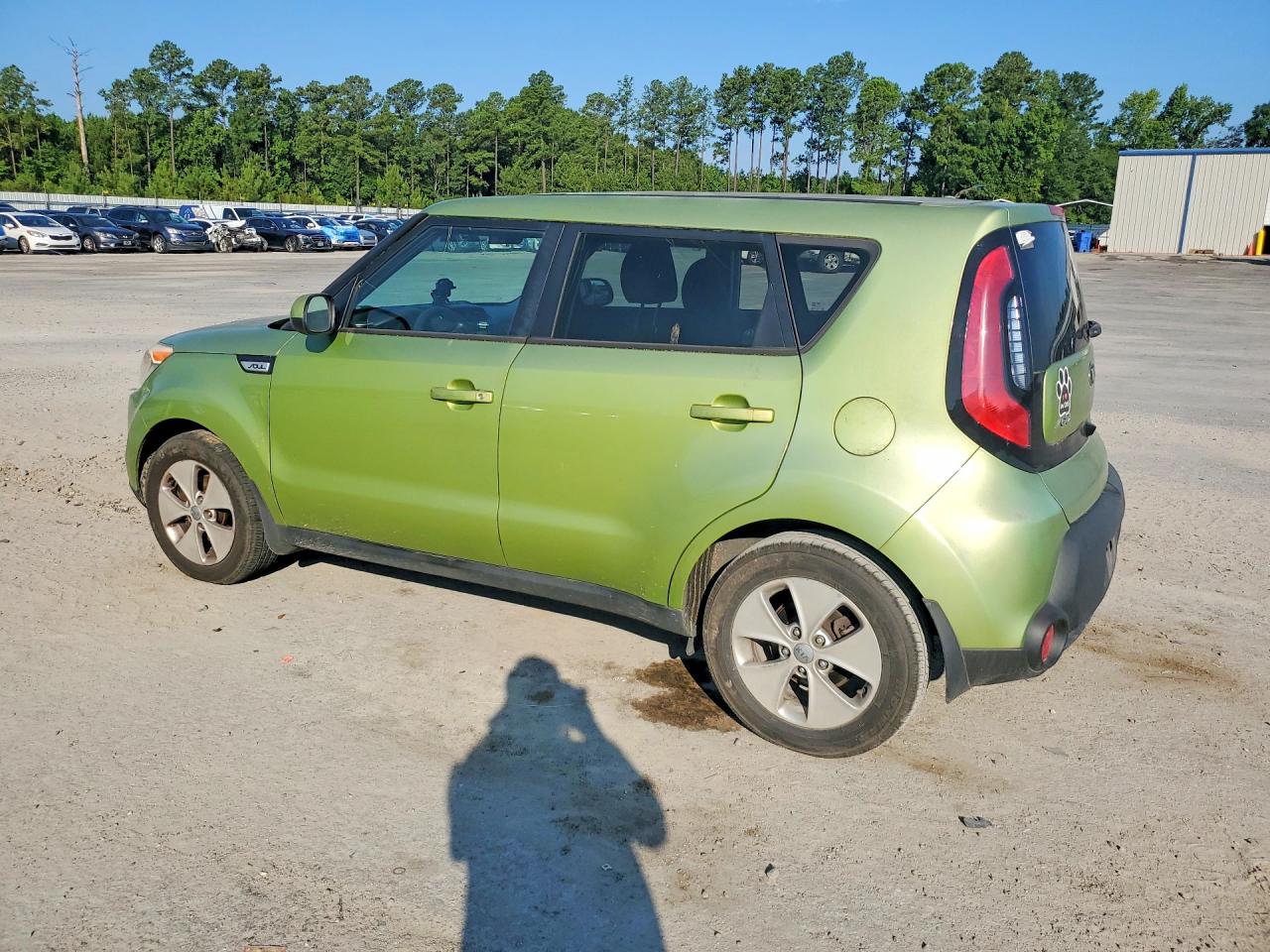 2015 Kia Soul Base Зеленый vin: KNDJN2A23F7790878