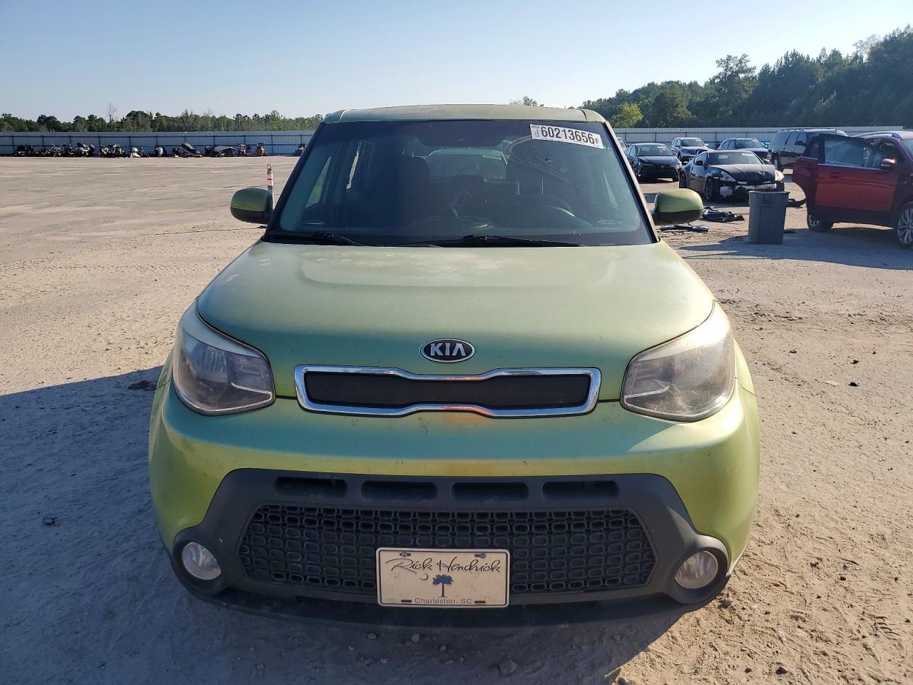 2015 Kia Soul Base Зеленый vin: KNDJN2A23F7790878