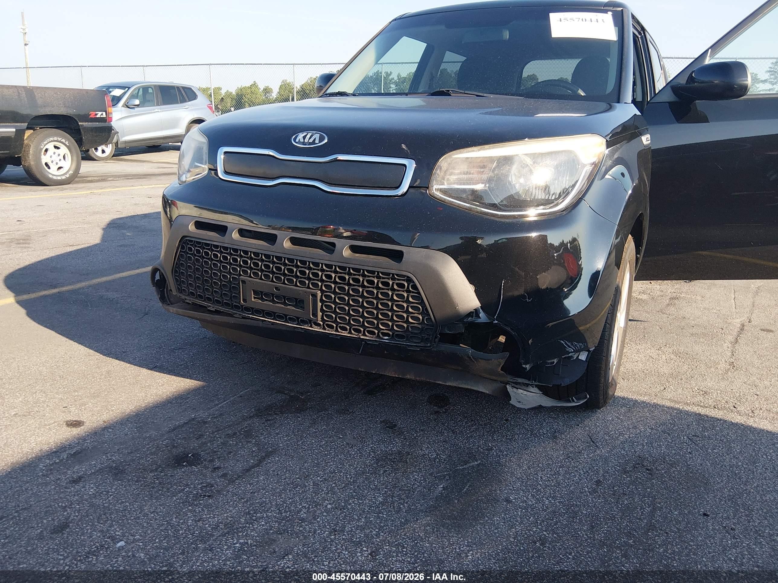 2015 Kia Soul   Black vin: KNDJN2A23F7800809