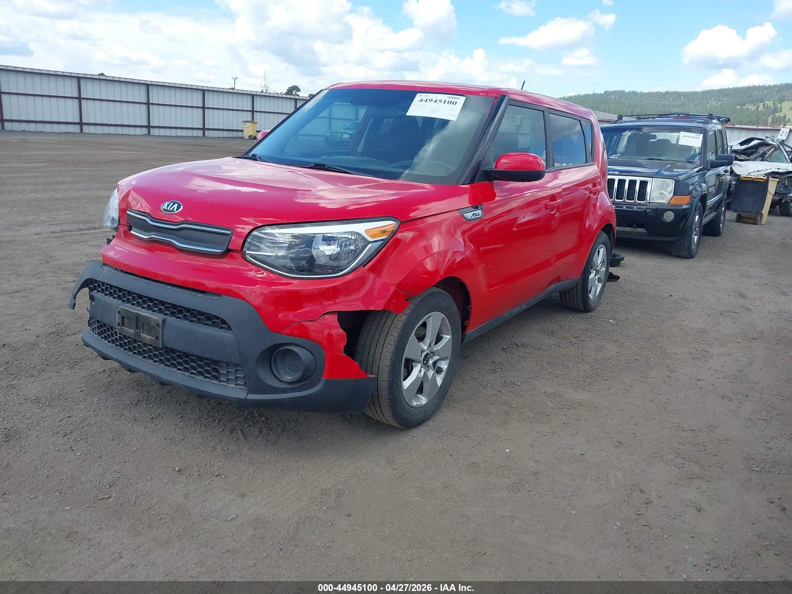 2019 Kia Soul   Red vin: KNDJN2A23K7688510