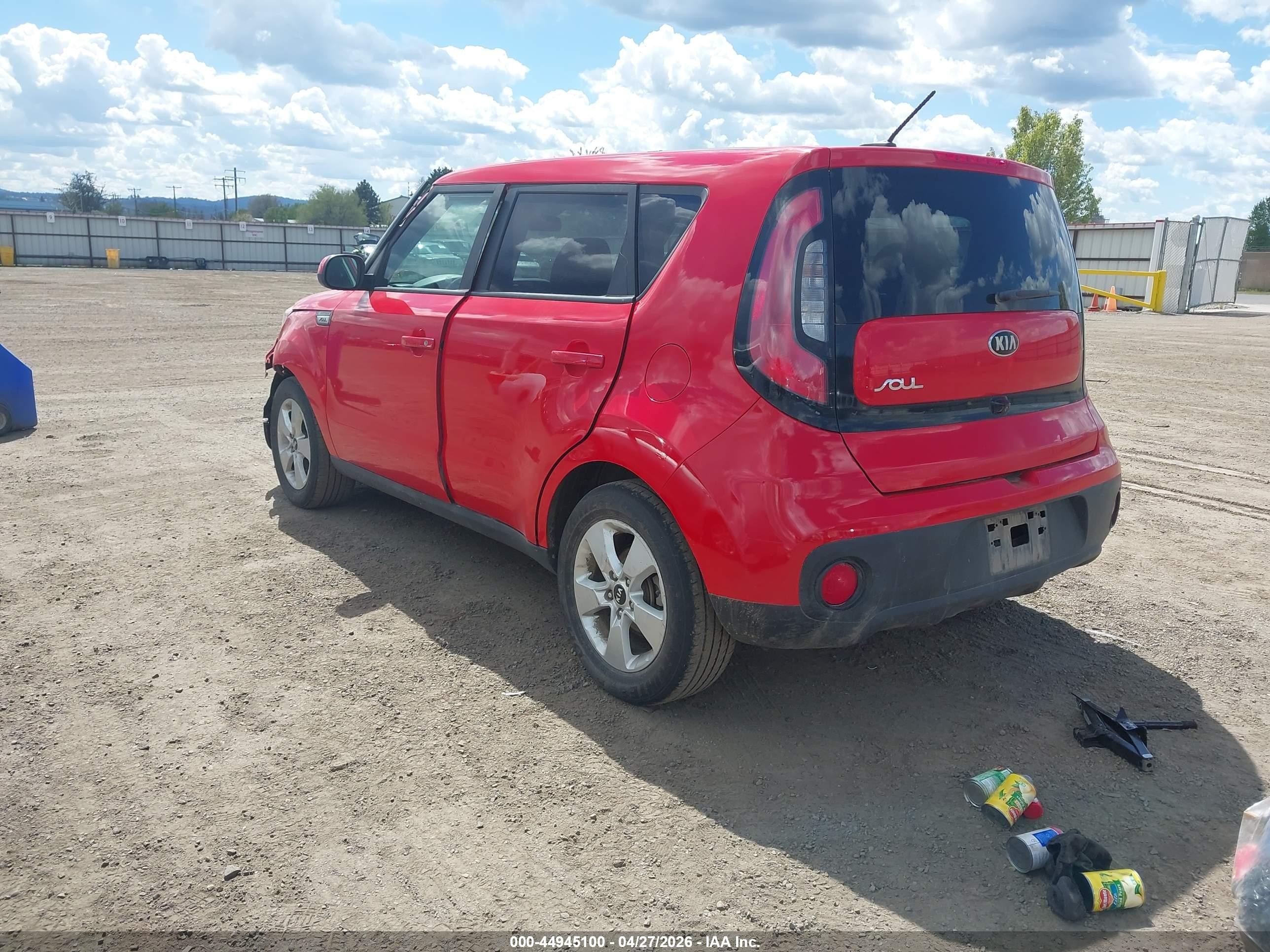 2019 Kia Soul   Red vin: KNDJN2A23K7688510