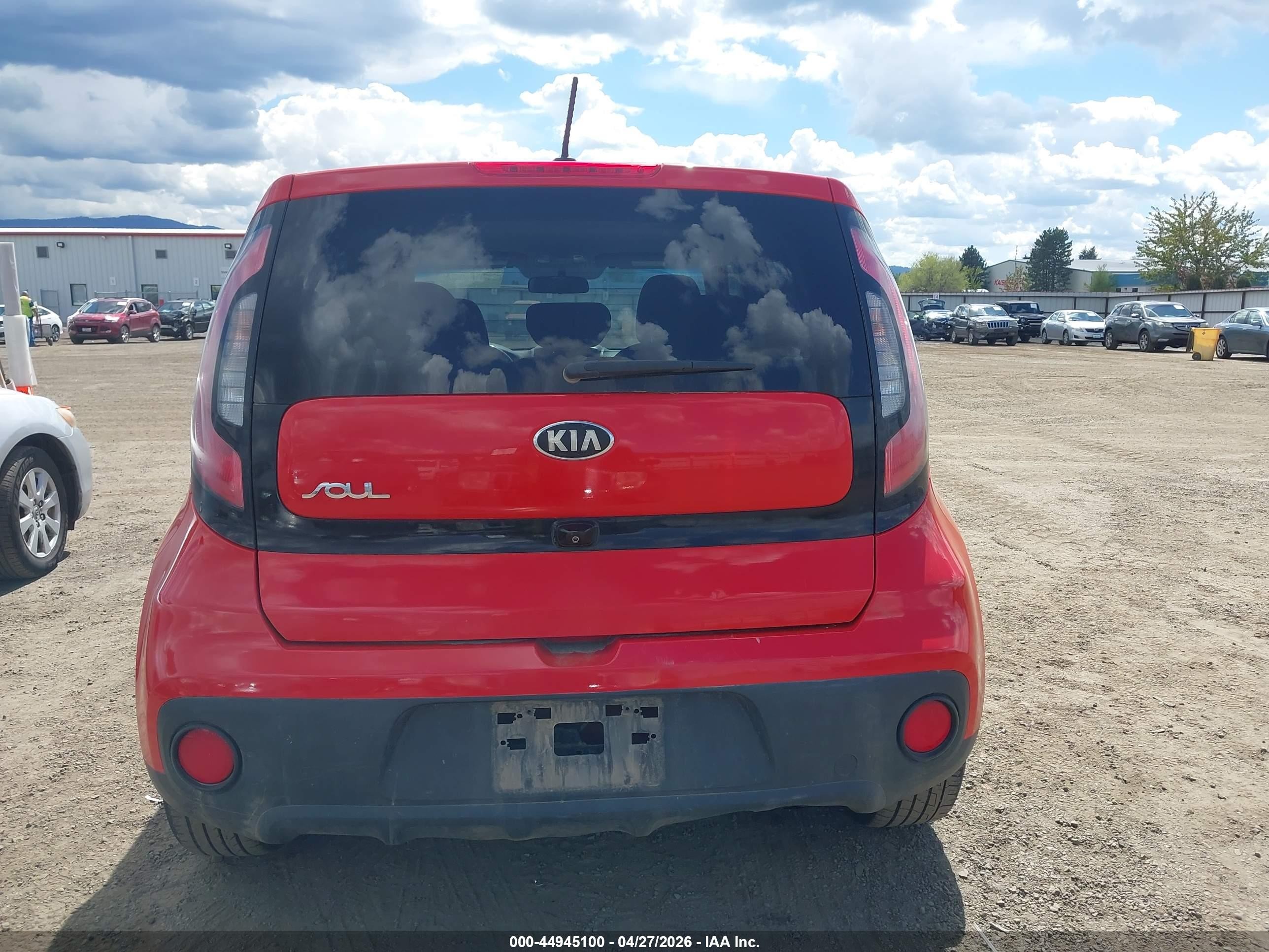 2019 Kia Soul   Red vin: KNDJN2A23K7688510
