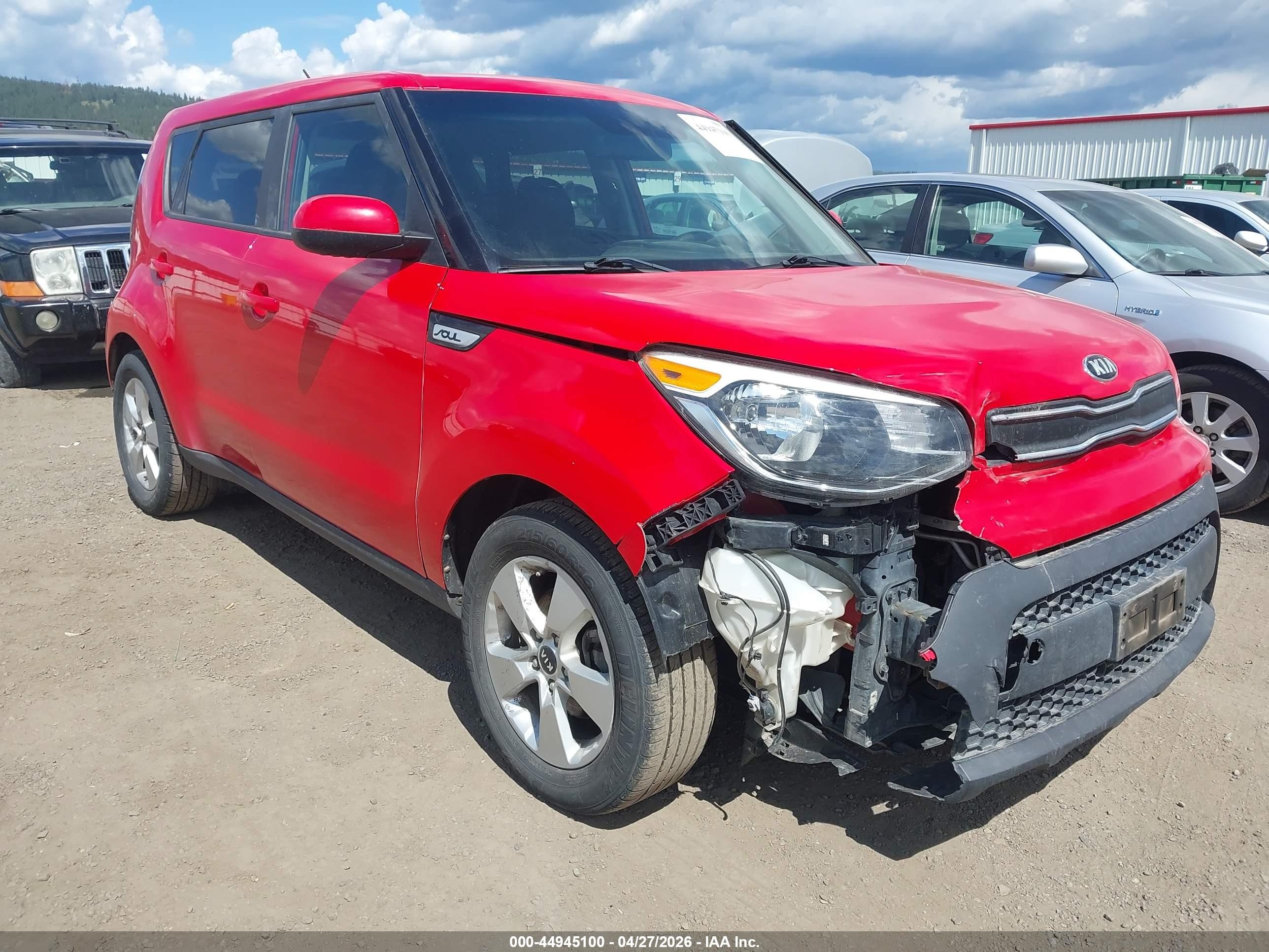 2019 Kia Soul   Red vin: KNDJN2A23K7688510