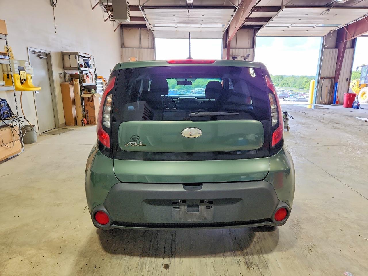 2014 Kia Soul Base Зеленый vin: KNDJN2A24E7011020