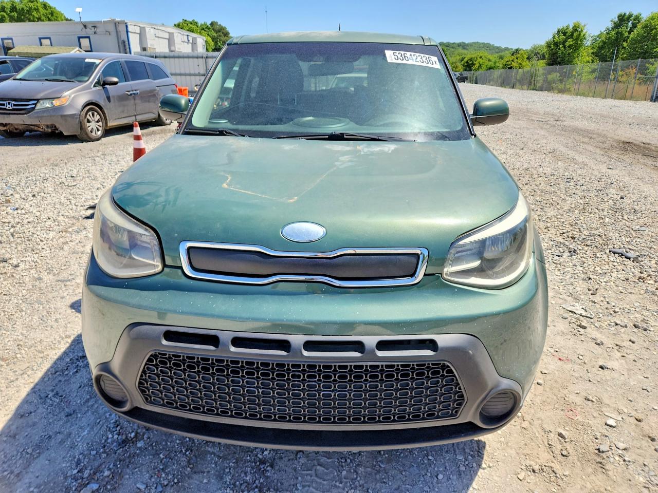 2014 Kia Soul Base Зеленый vin: KNDJN2A24E7013897