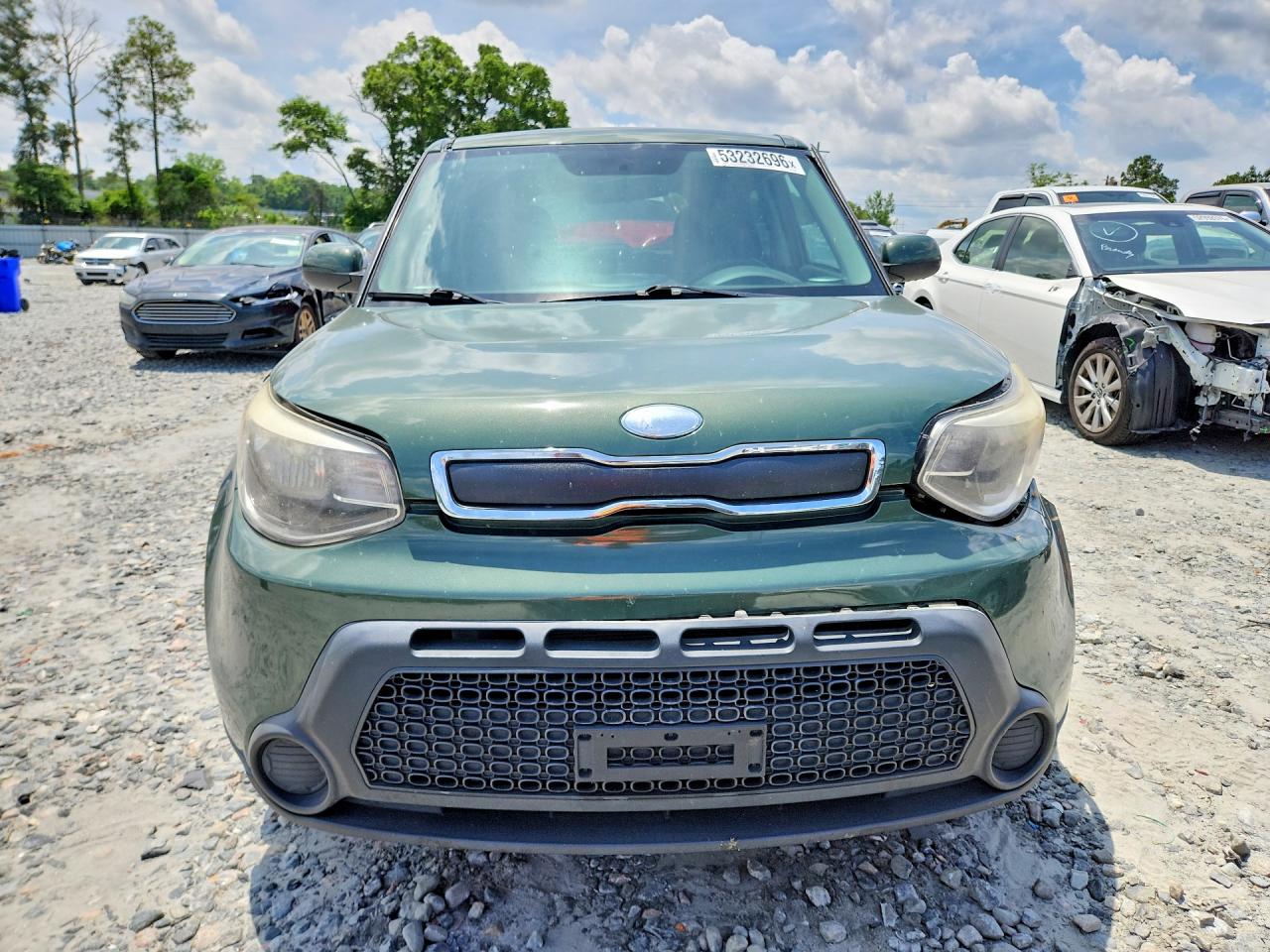 2014 Kia Soul Base Green vin: KNDJN2A24E7014256