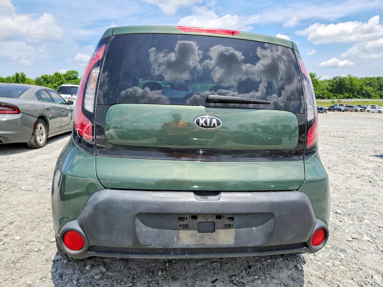 2014 Kia Soul Base Green vin: KNDJN2A24E7014256