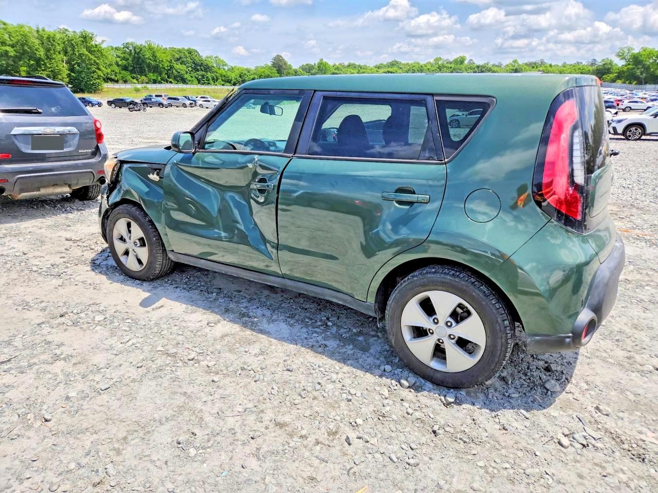 2014 Kia Soul Base Green vin: KNDJN2A24E7014256