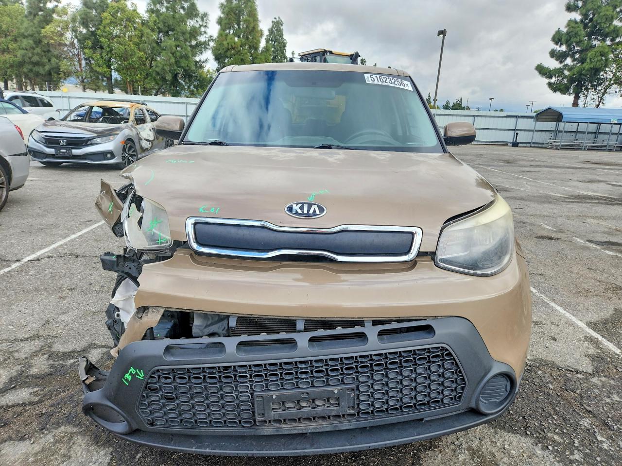 2014 Kia Soul Base Tan vin: KNDJN2A24E7017271