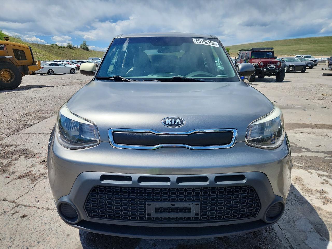 2014 Kia Soul Base Gray vin: KNDJN2A24E7045152