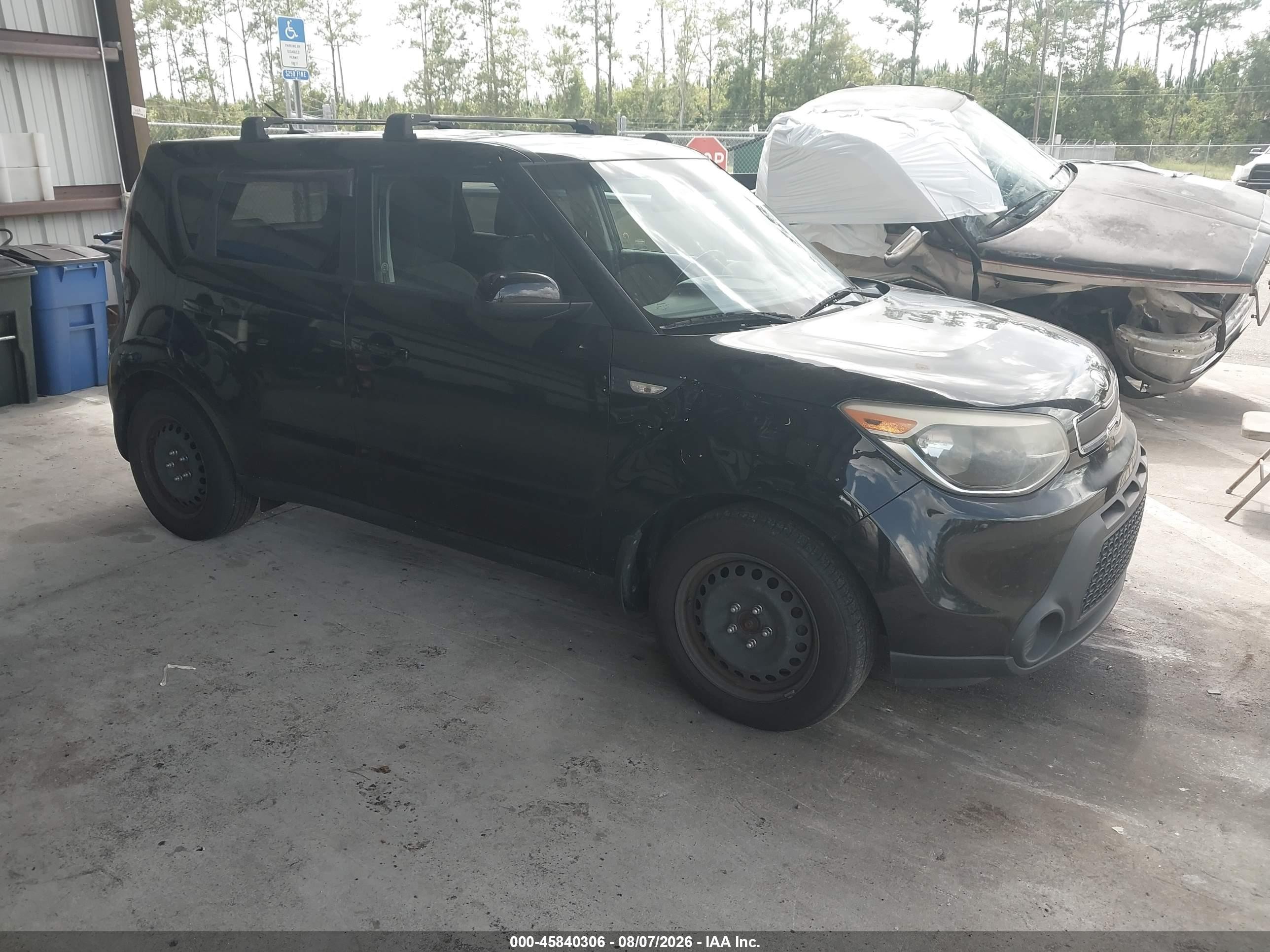 2014 Kia Soul   Black vin: KNDJN2A24E7055499