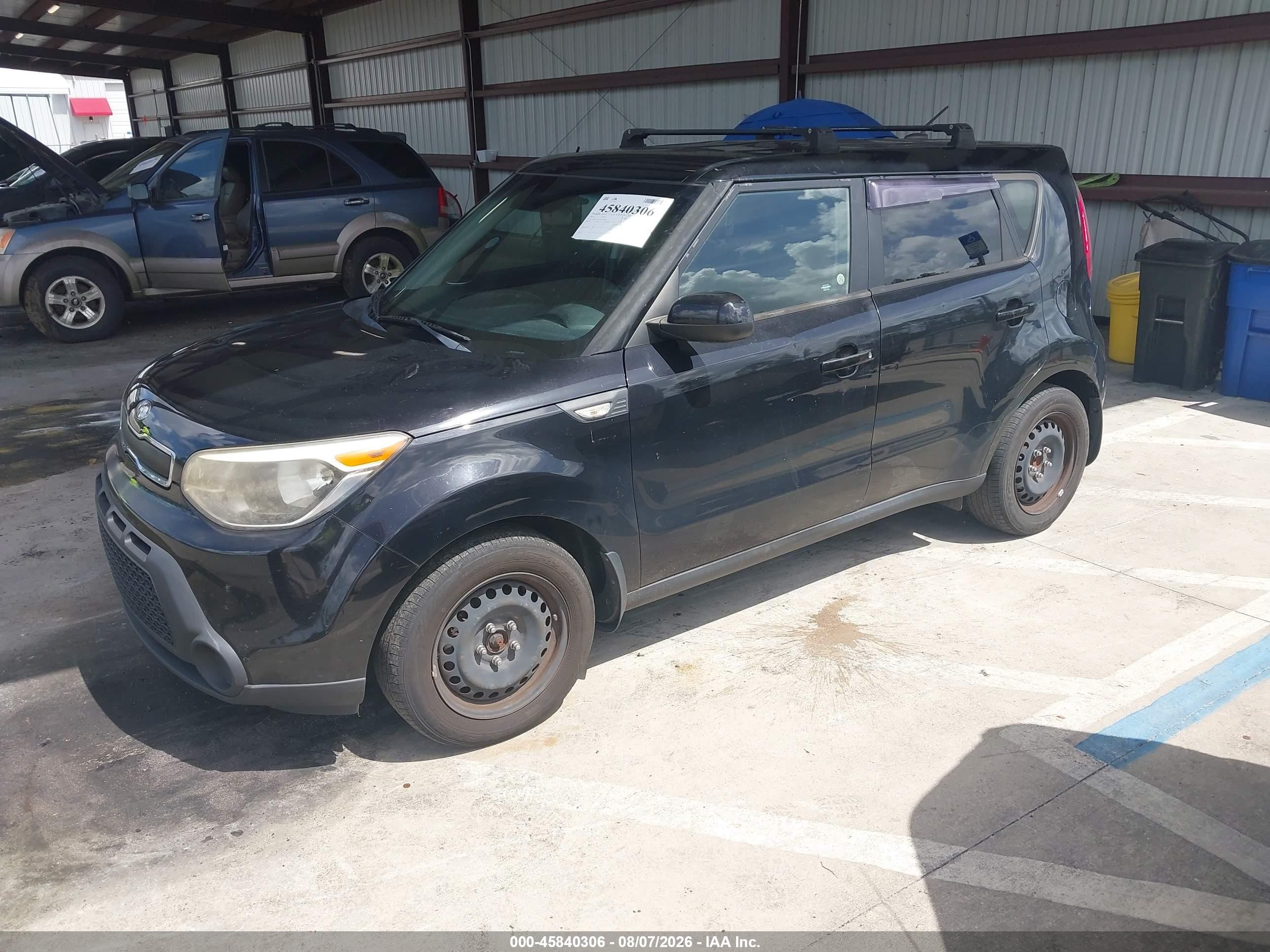 2014 Kia Soul   Black vin: KNDJN2A24E7055499