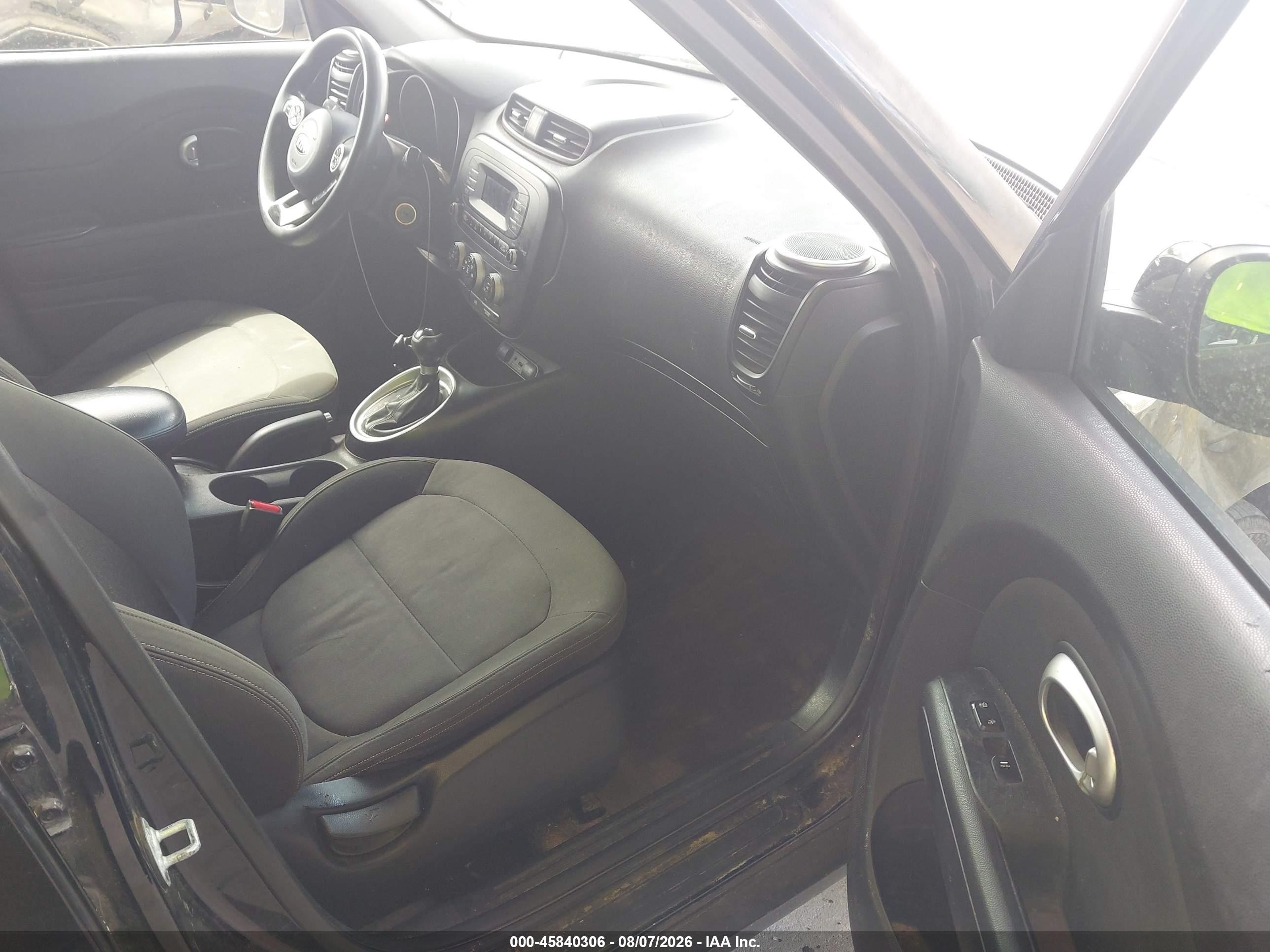 2014 Kia Soul   Black vin: KNDJN2A24E7055499