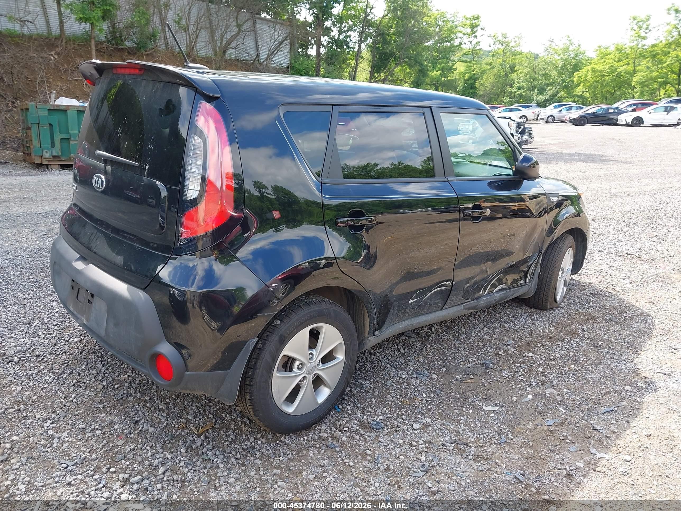 2014 Kia Soul   Black vin: KNDJN2A24E7064252