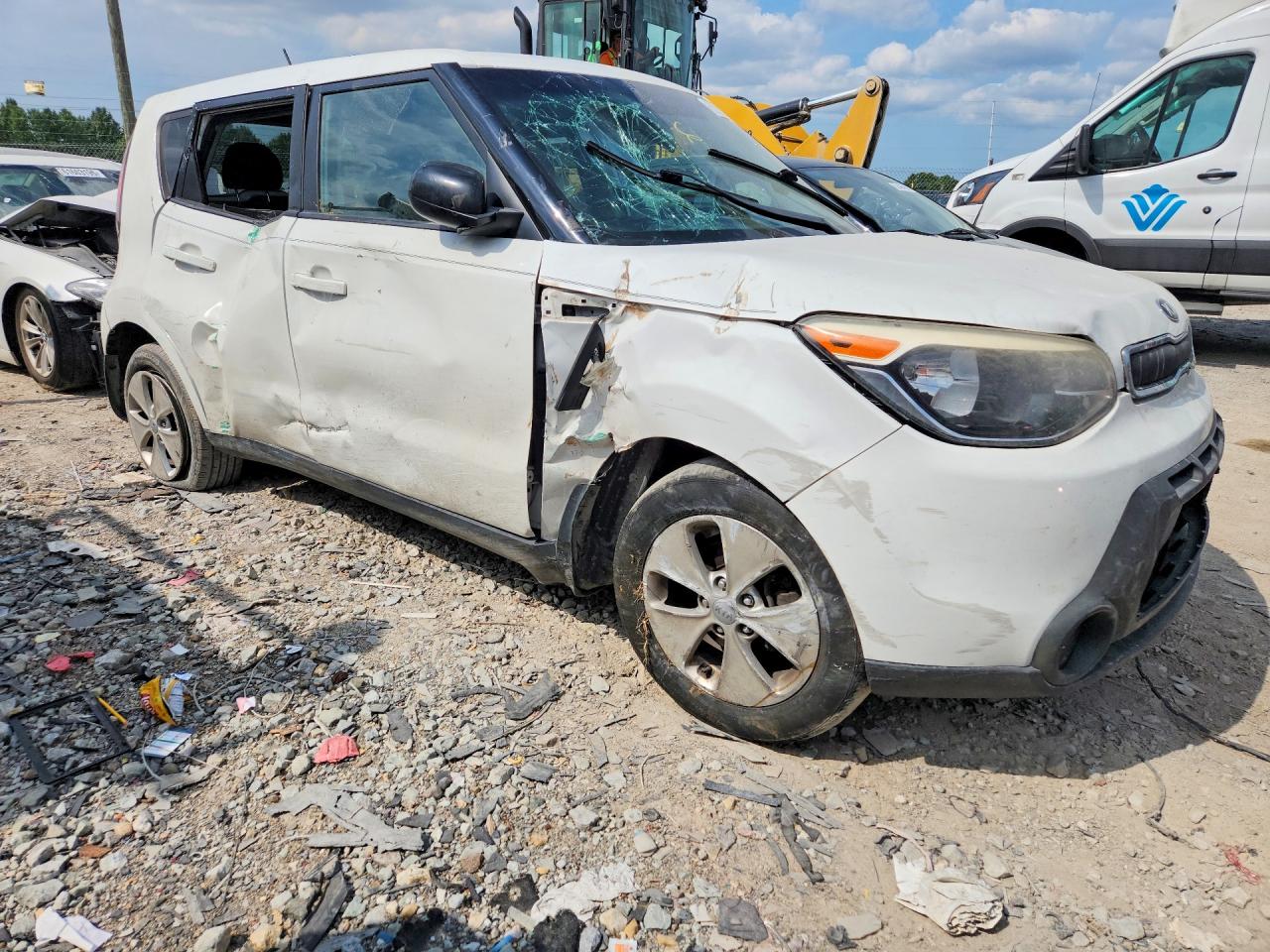 2014 Kia Soul Base White vin: KNDJN2A24E7067541