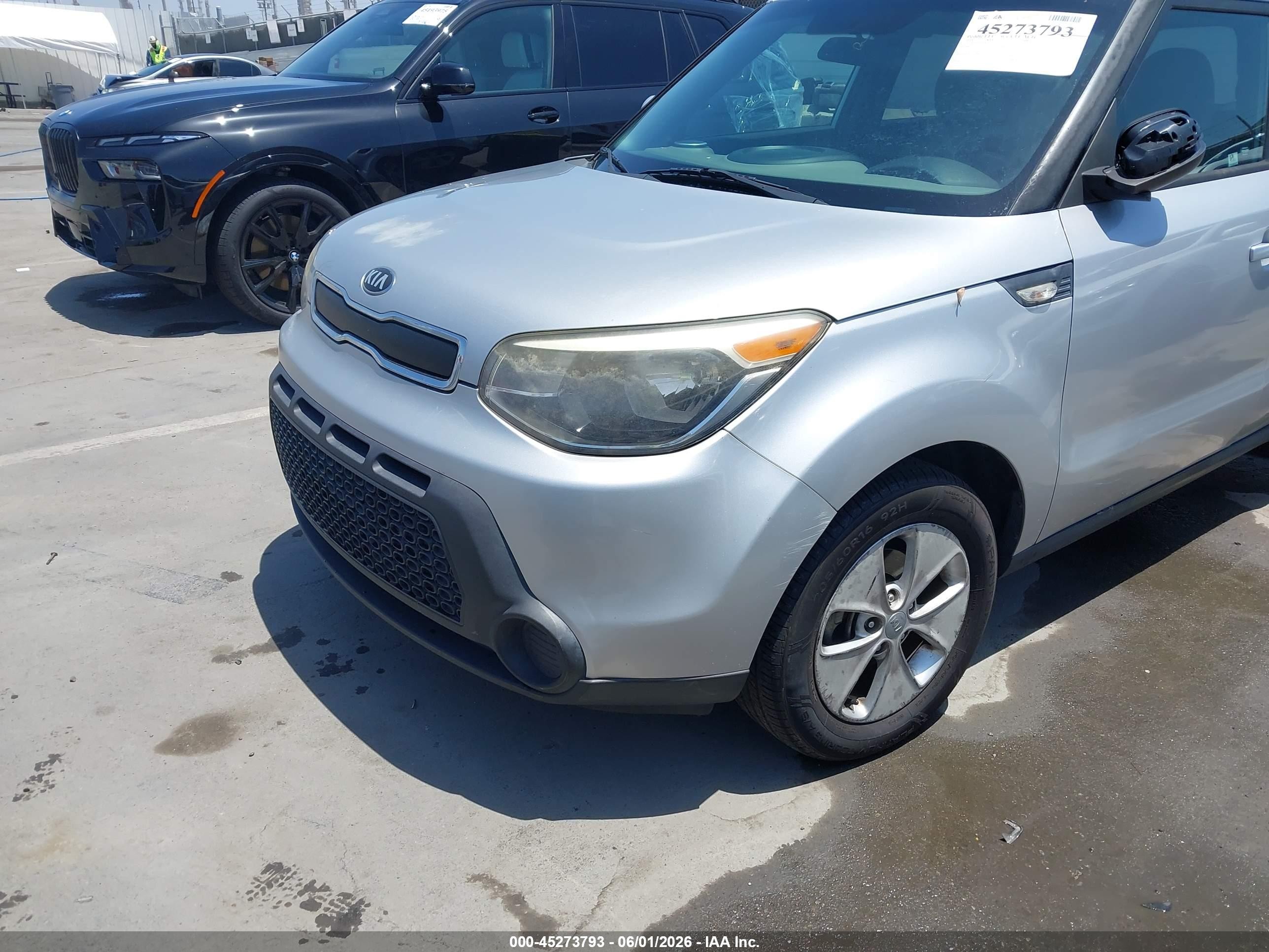 2014 Kia Soul   Silver vin: KNDJN2A24E7702211