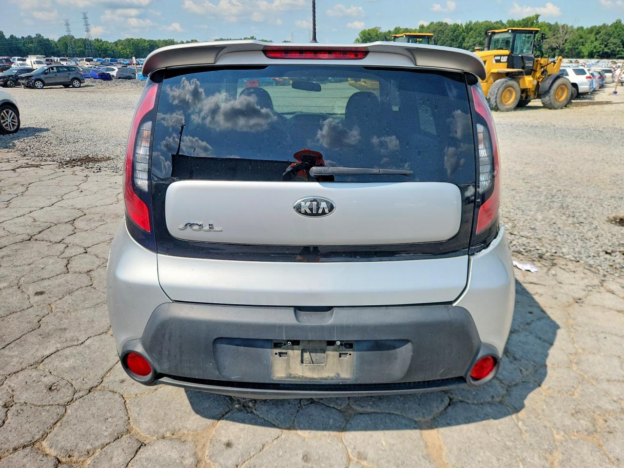 2014 Kia Soul Base Silver vin: KNDJN2A24E7720272