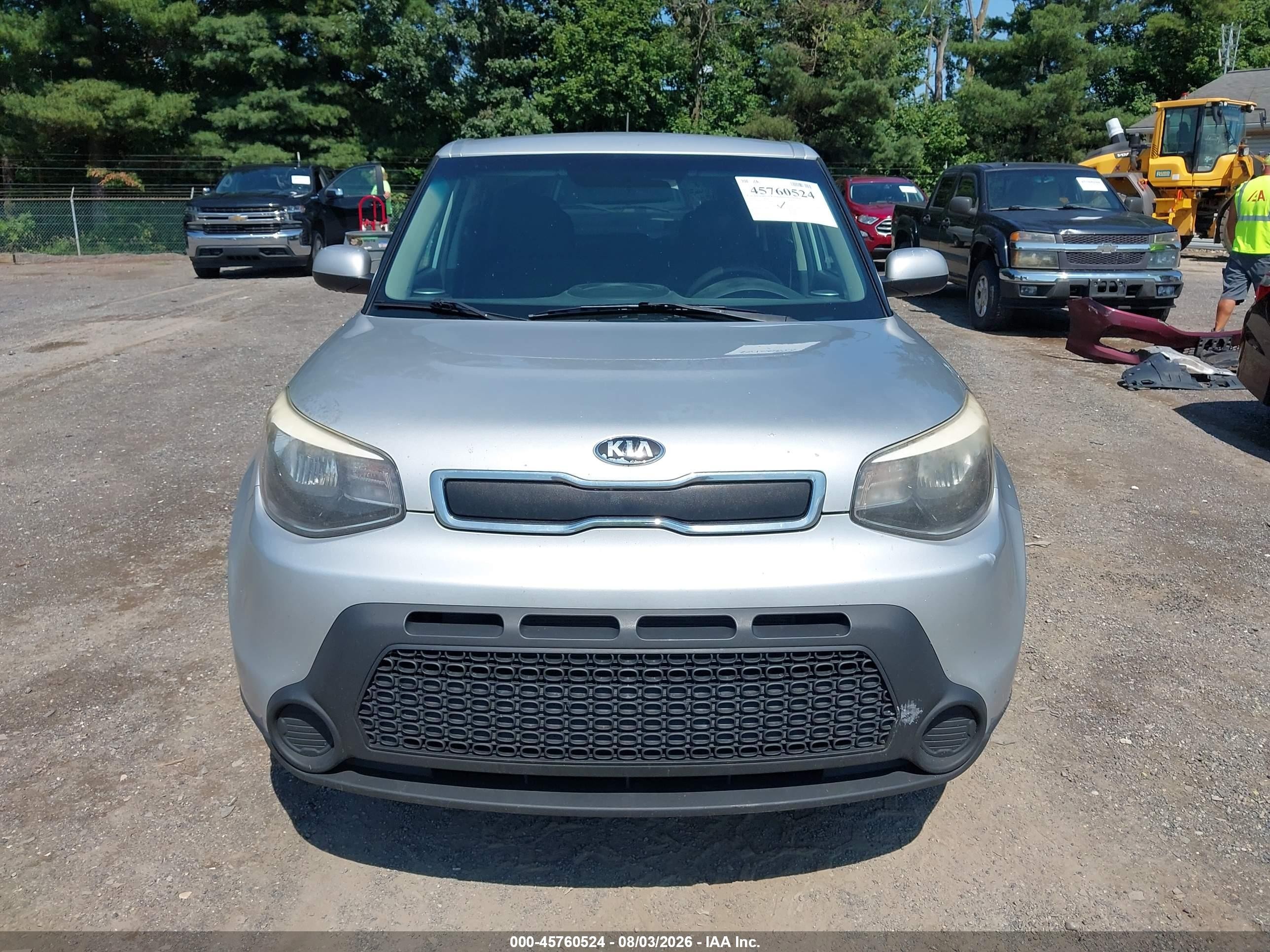 2014 Kia Soul   Silver vin: KNDJN2A24E7739128