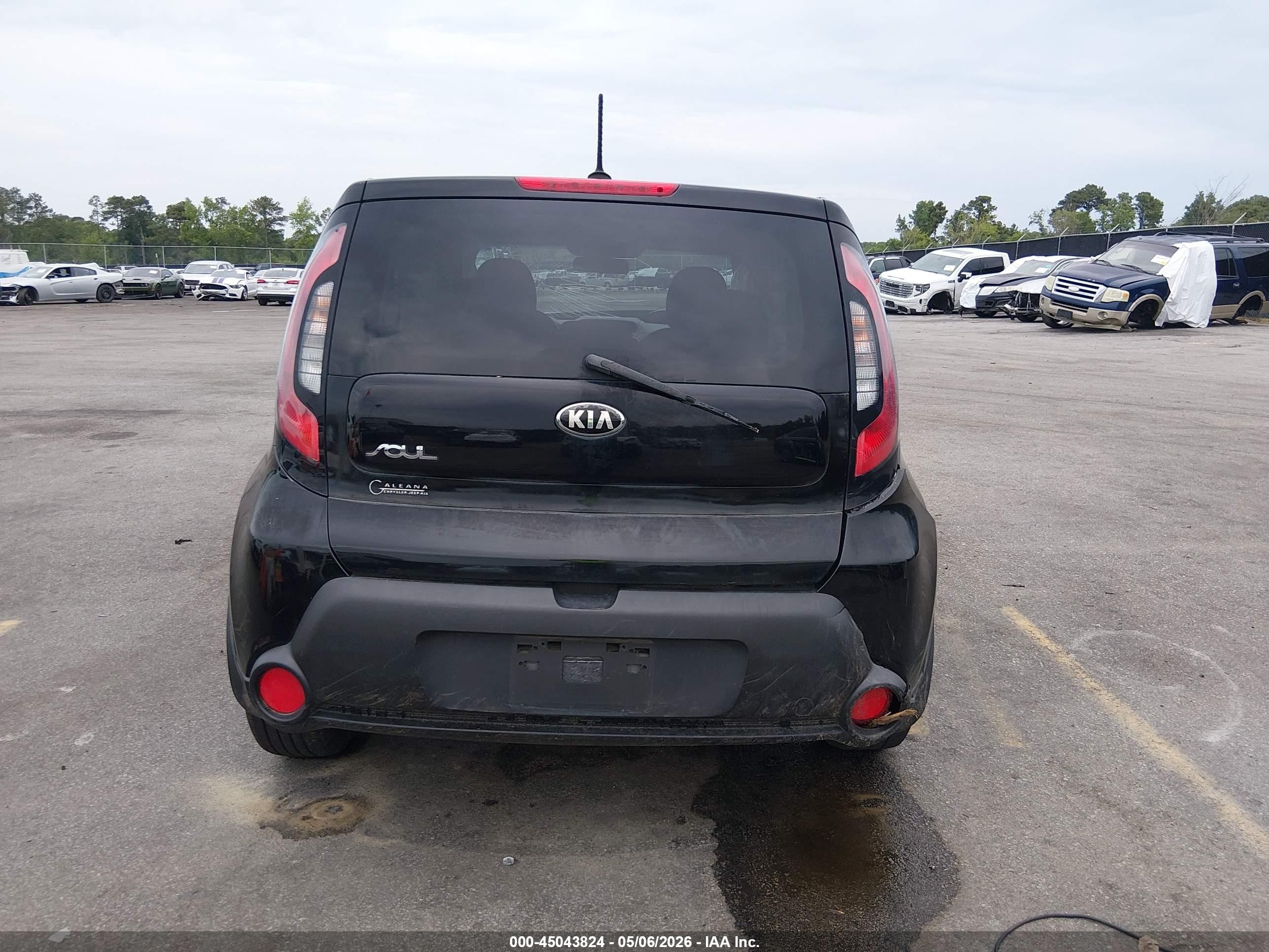 2015 Kia Soul   Black vin: KNDJN2A24F7115394