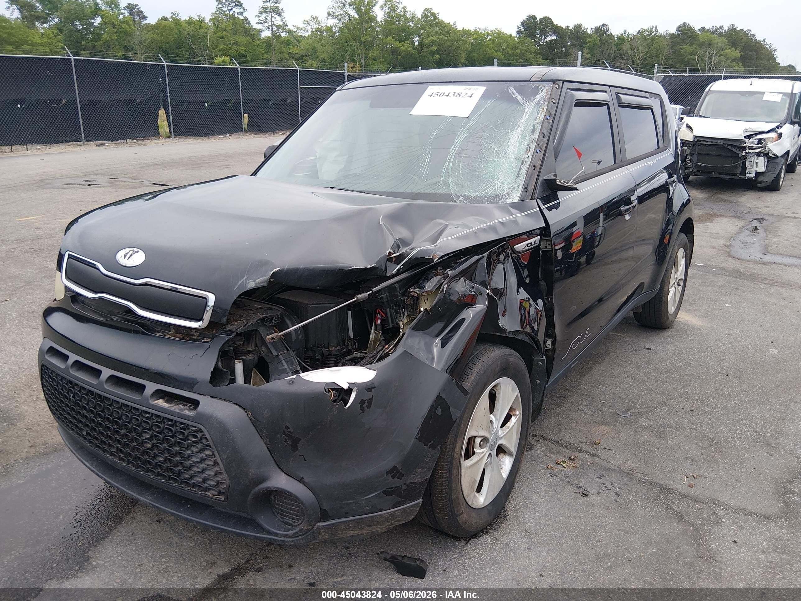 2015 Kia Soul   Black vin: KNDJN2A24F7115394