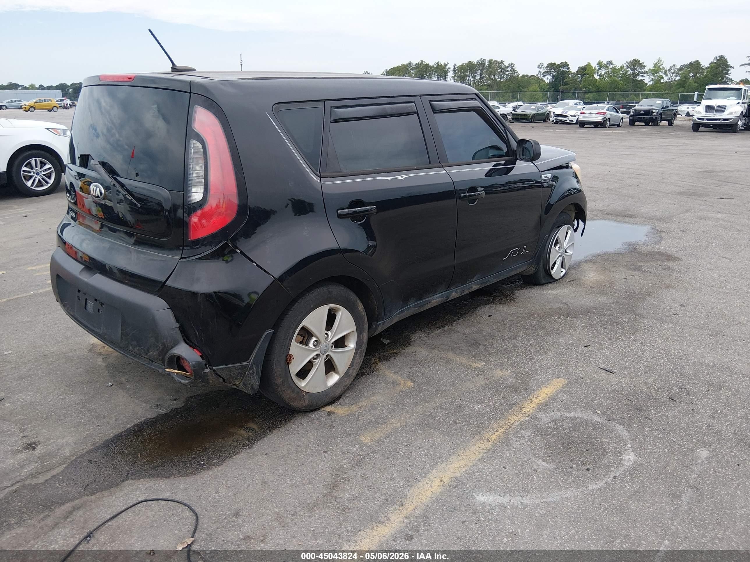 2015 Kia Soul   Black vin: KNDJN2A24F7115394