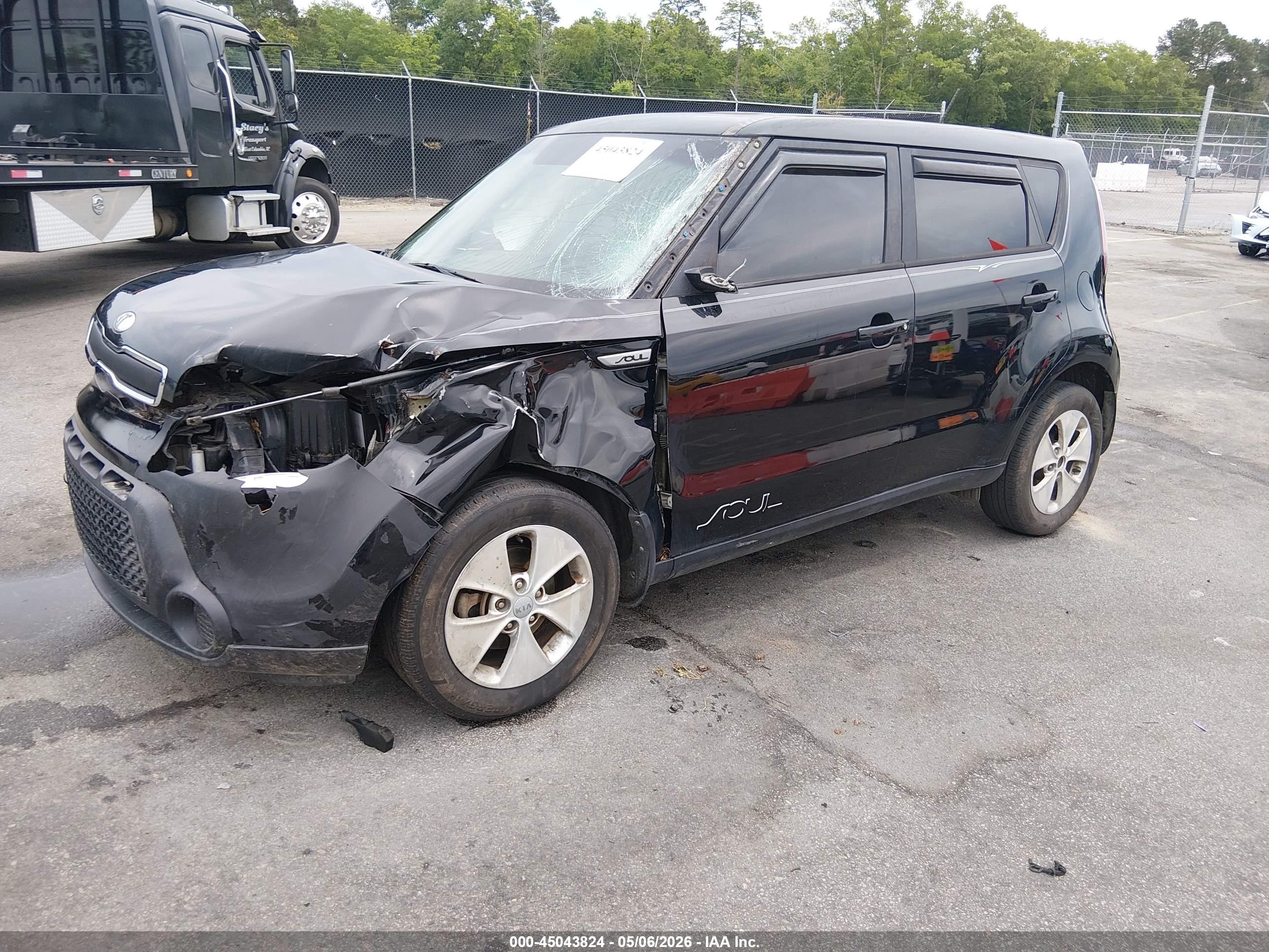 2015 Kia Soul   Black vin: KNDJN2A24F7115394